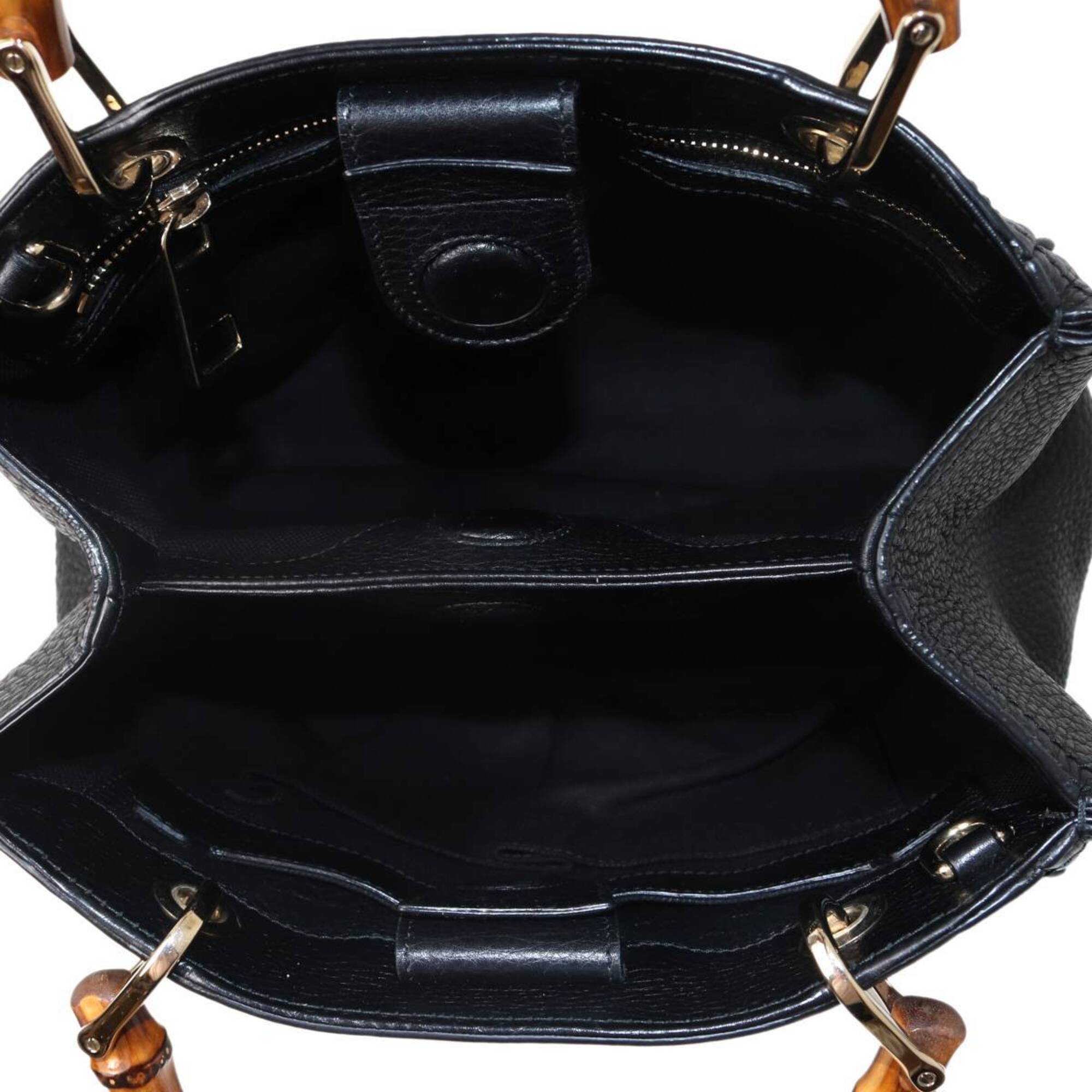 Gucci Black Handbag Shoulder Bag (Pre-Owned)