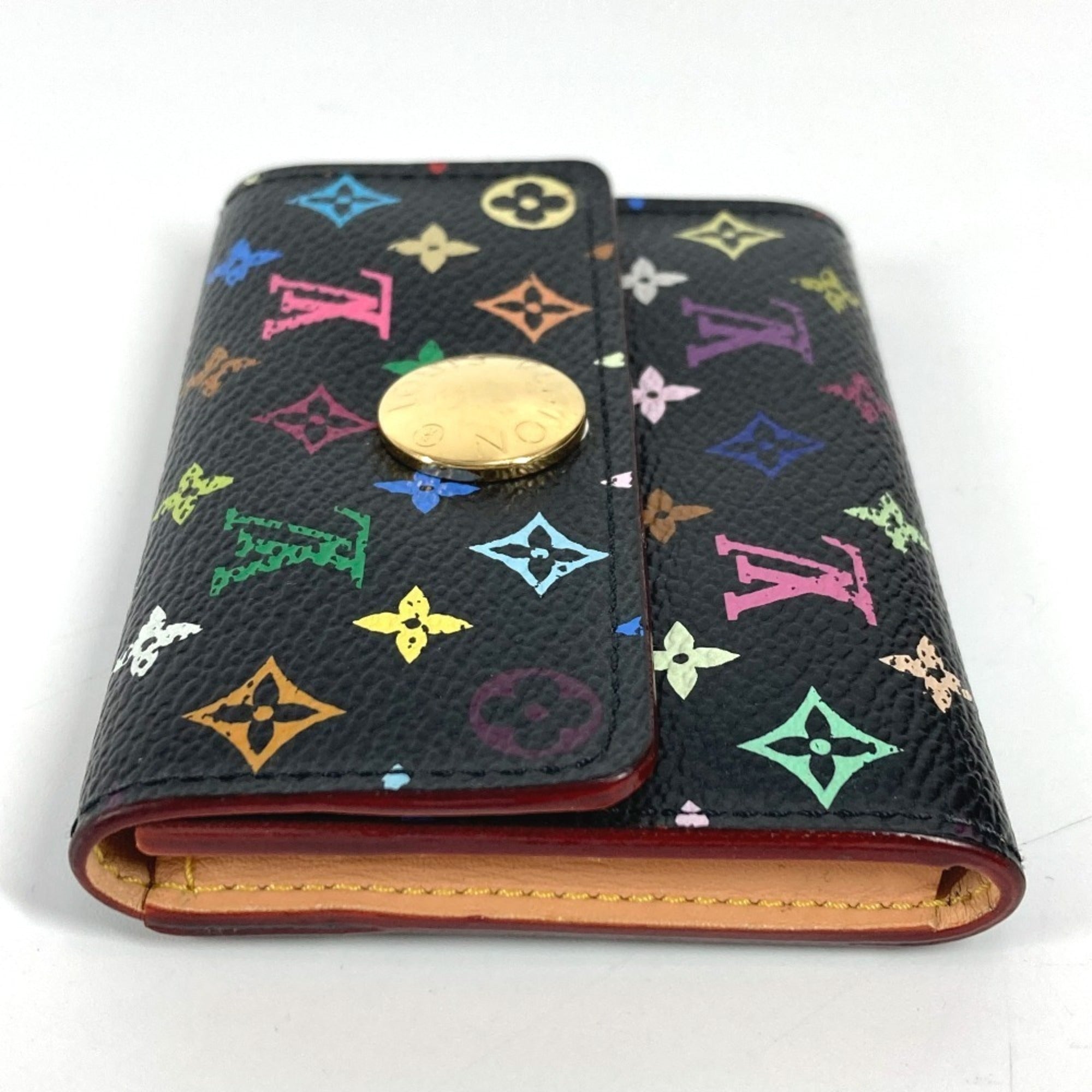 Louis Vuitton Black Noir Monogram Multicolore Coin Purse/Coin Case (Pre-Owned)