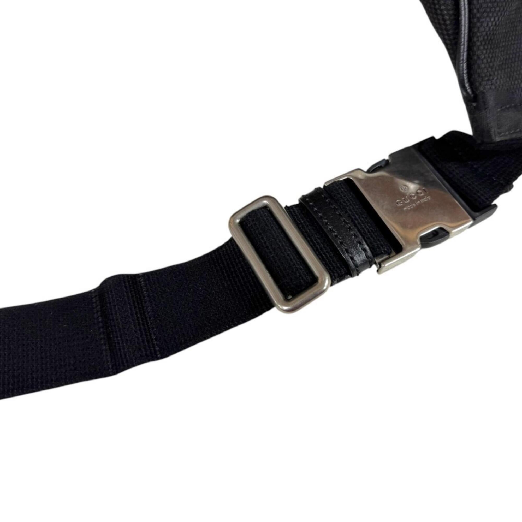 Gucci Gg Canvas Black Gg Canvas Handbag Sling Bag (Pre-Owned)
