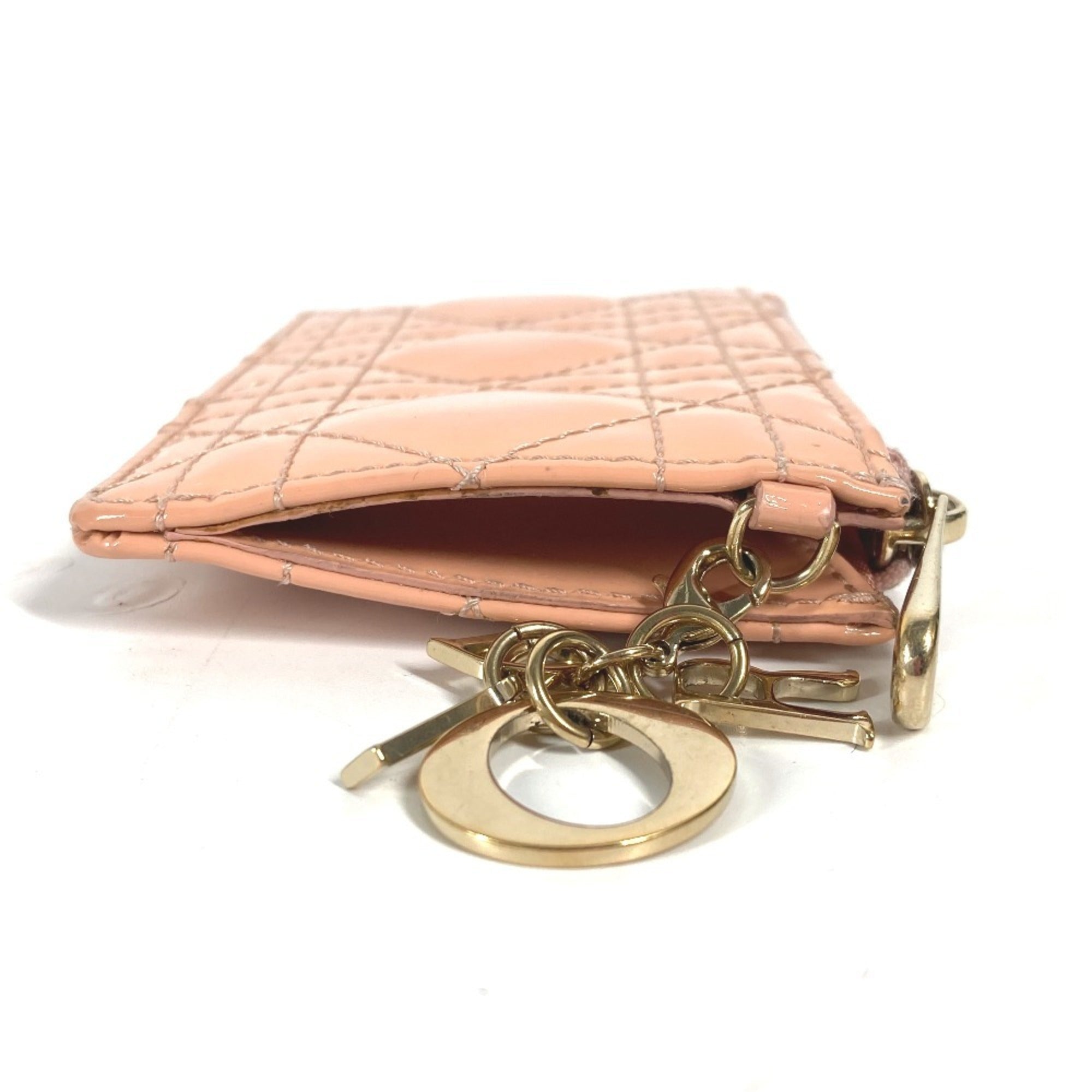 Christian Dior Pink Leather Coin Purse/Coin Case (Pre-Owned)