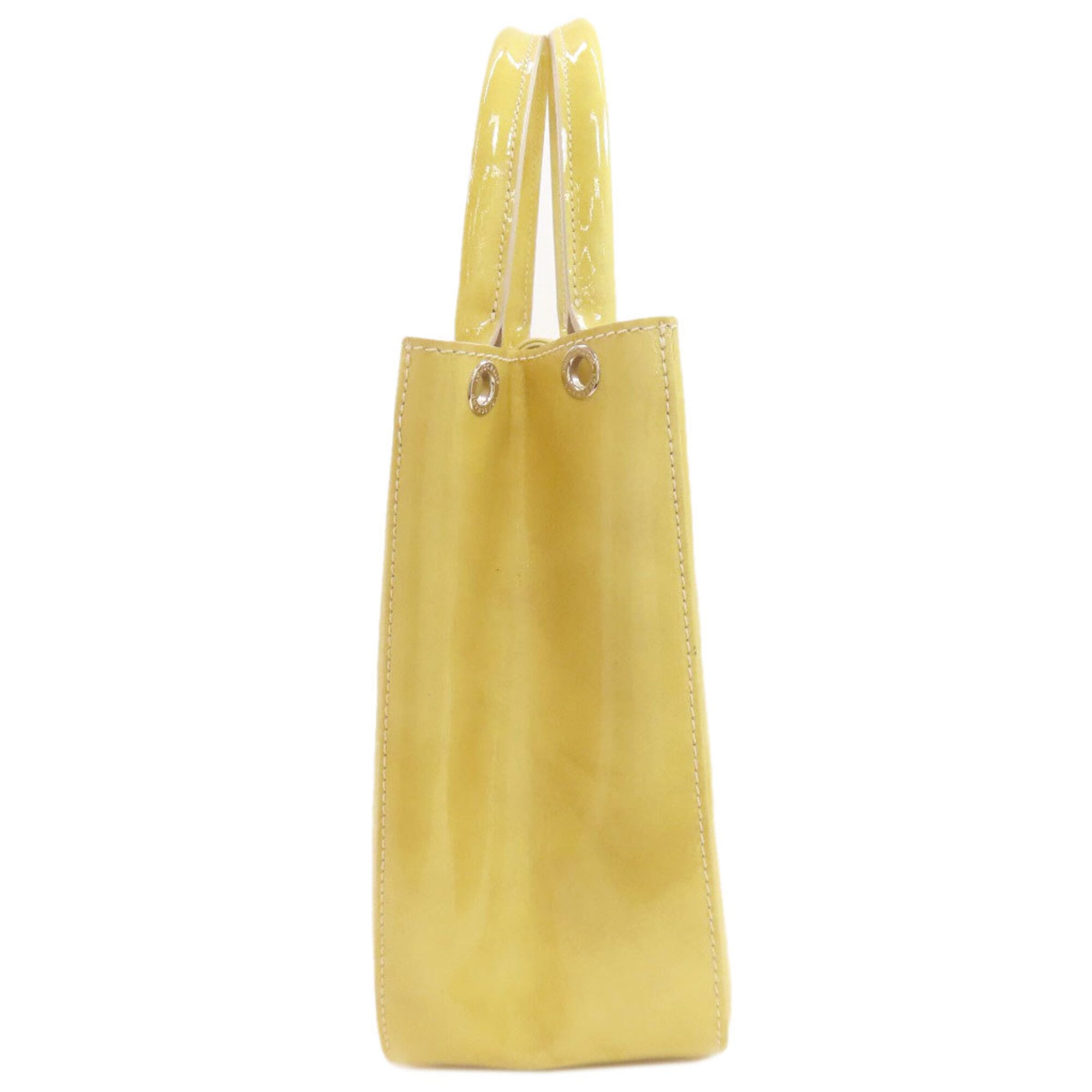 Longchamp Yellow Leather Handbag (Pre-Owned)