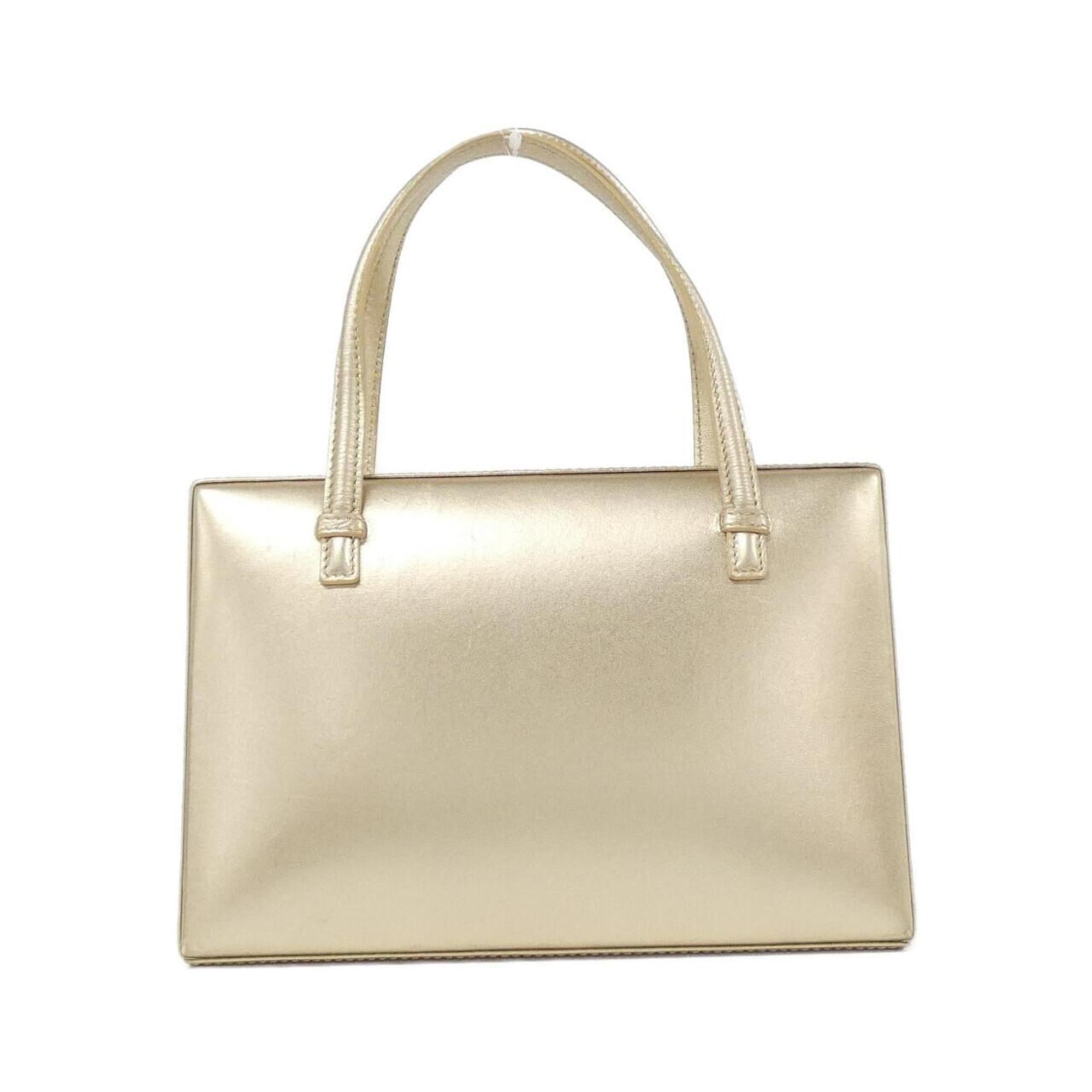 Loewe Gold Leather Handbag (Pre-Owned)