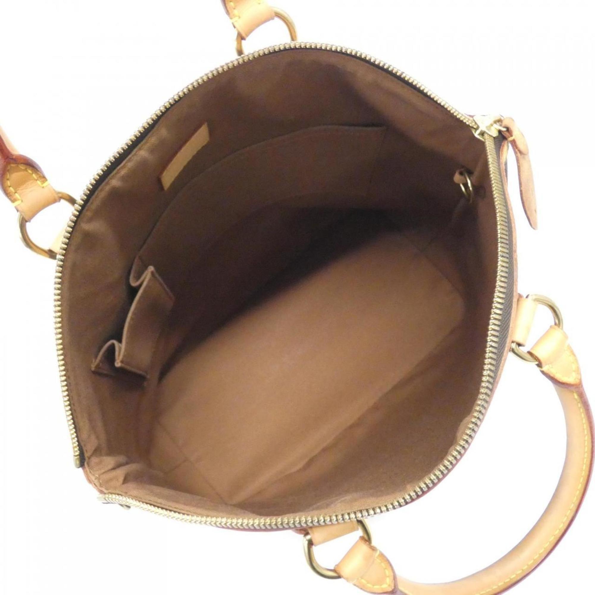 Louis Vuitton Monogram Marron Coated Canvas Handbag (Pre-Owned)
