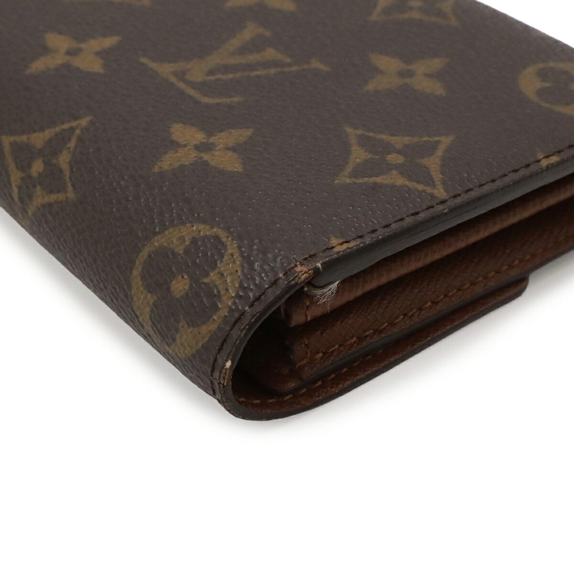 Louis Vuitton Monogram Brown Monogram Long Wallet (Bi-Fold) (Pre-Owned)