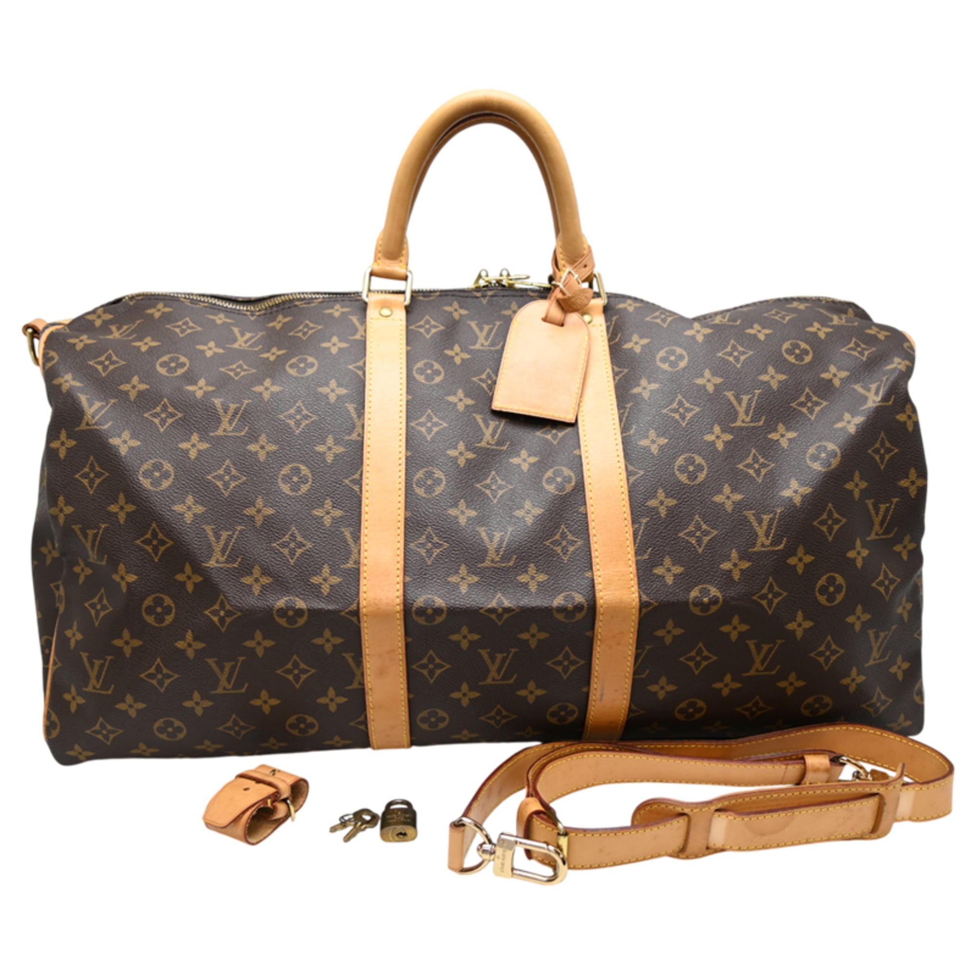 Louis Vuitton Brown Monogram Boston Bag (Pre-Owned)