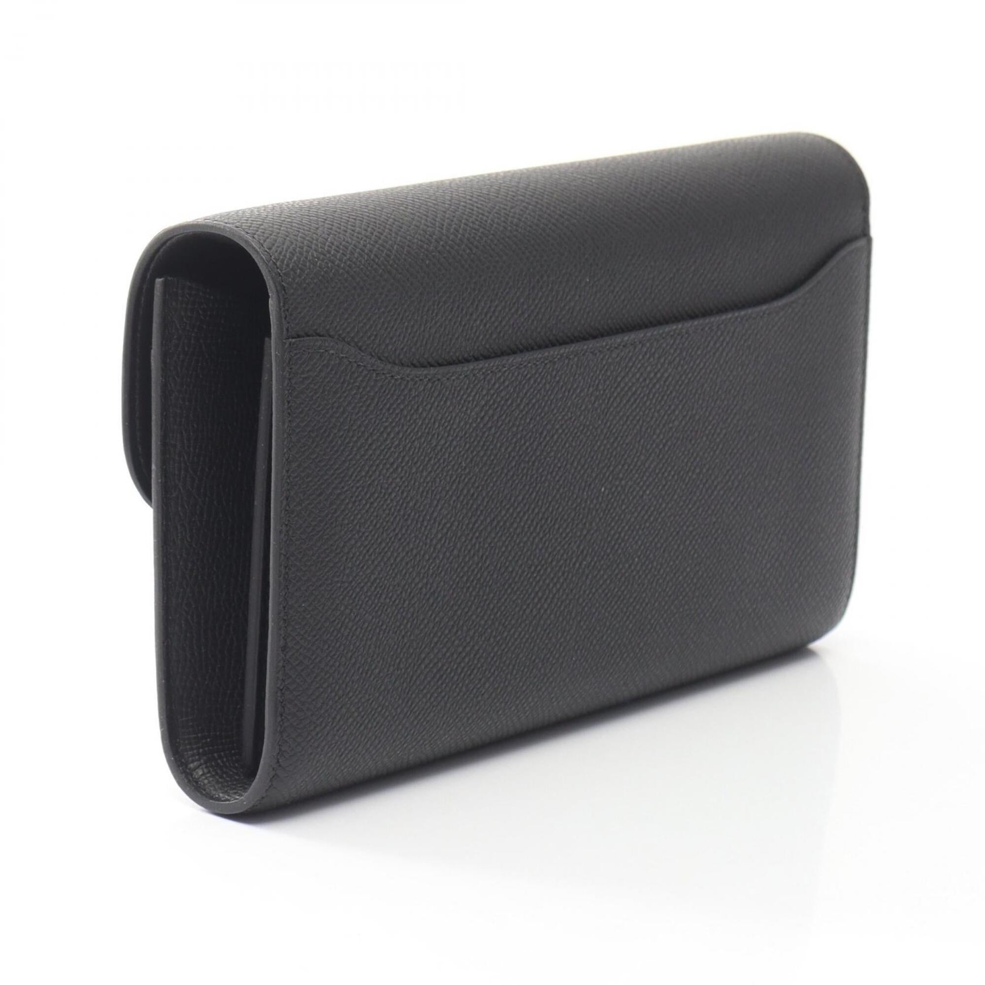 Hermes Black Epsom Leather Shoulder Bag (Pre-Owned)