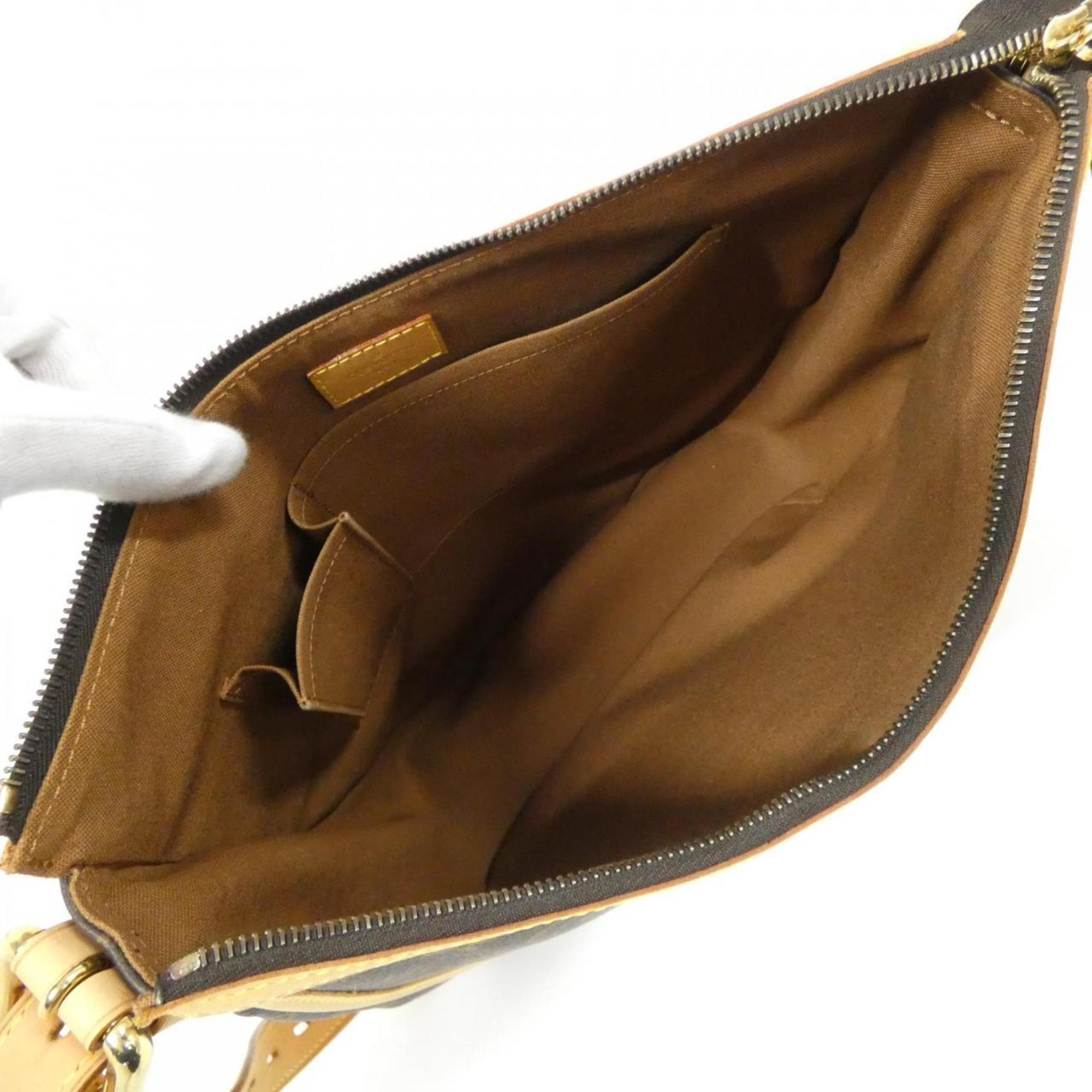 Louis Vuitton Brown Coated Canvas Shoulder Bag (Pre-Owned)
