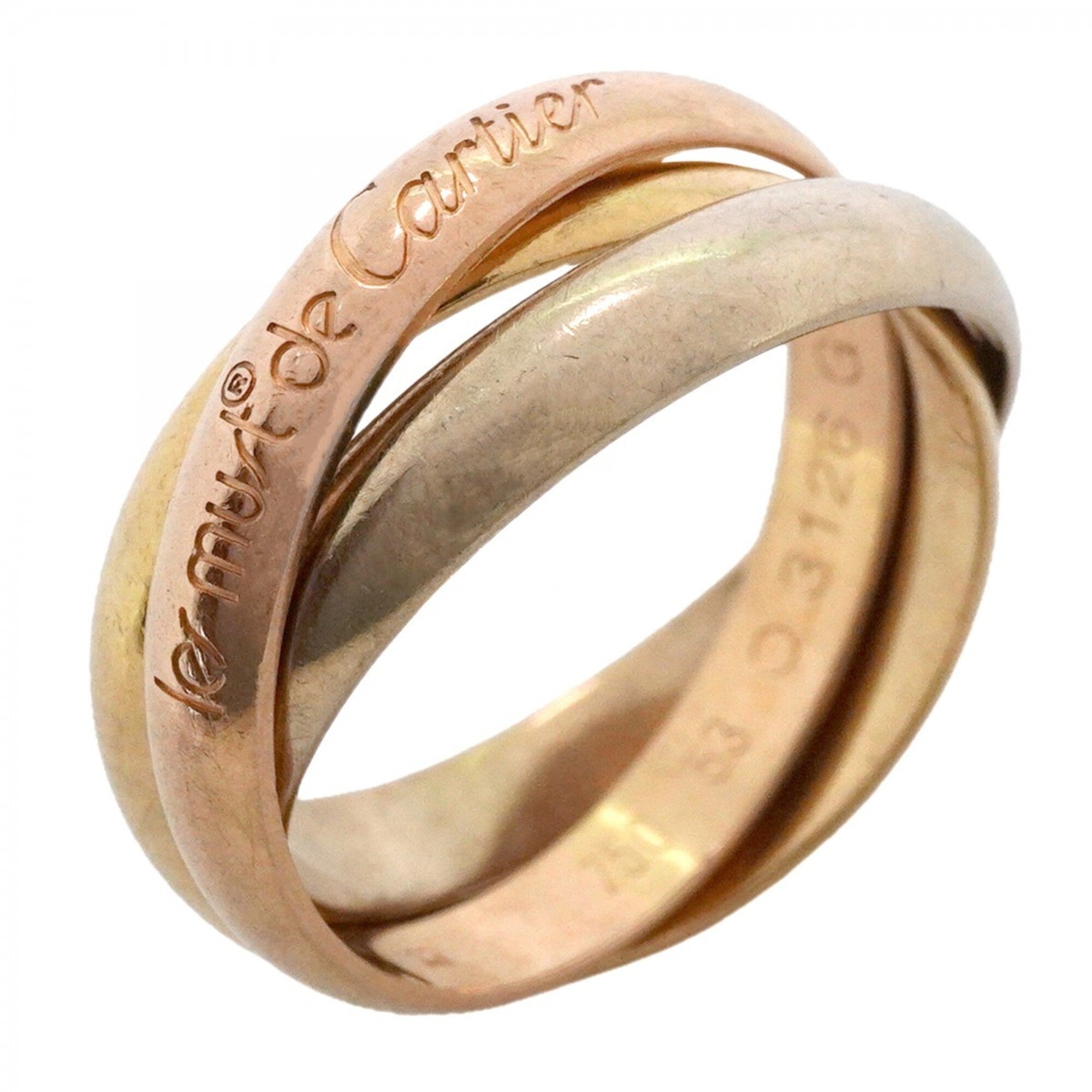 Cartier Yellow Gold (18K) Pink Gold (18K) White Gold (18K) Band Ring (Pre-Owned)