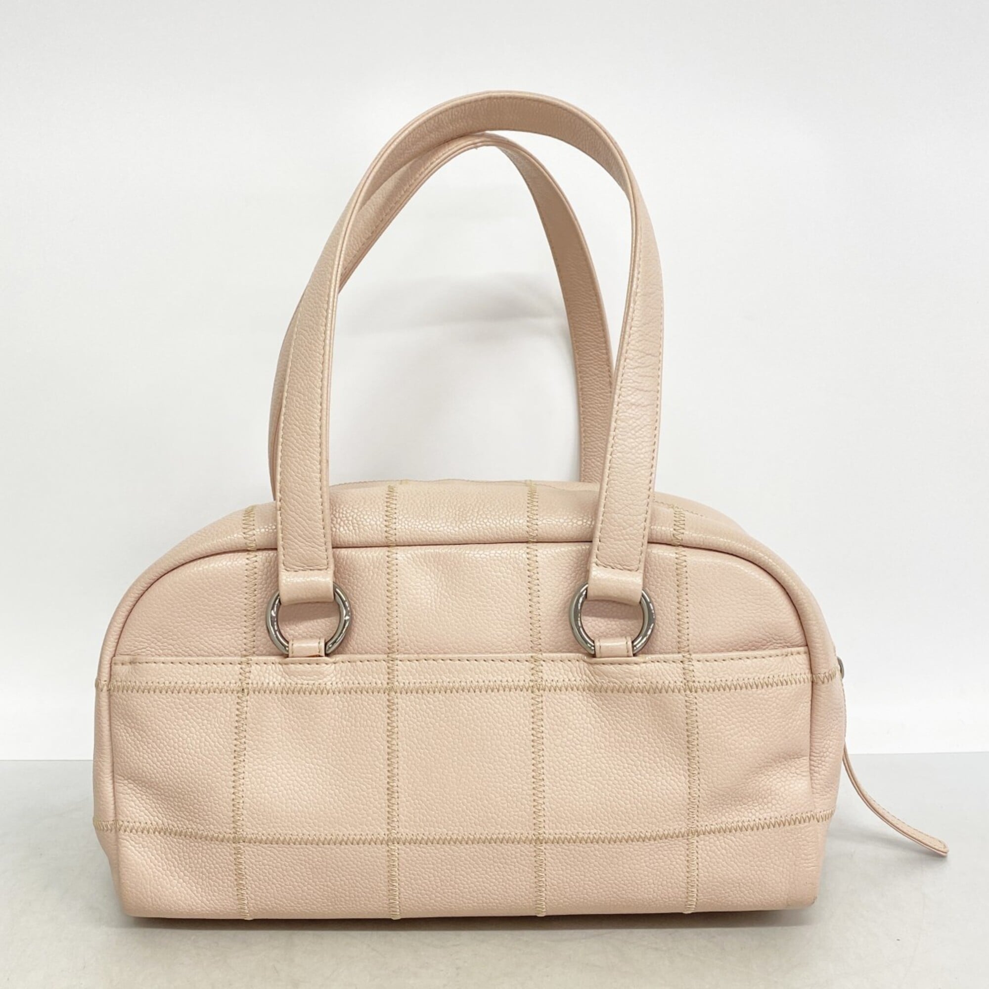 Chanel Baby Pink Grained Calfskin Handbag (Pre-Owned)