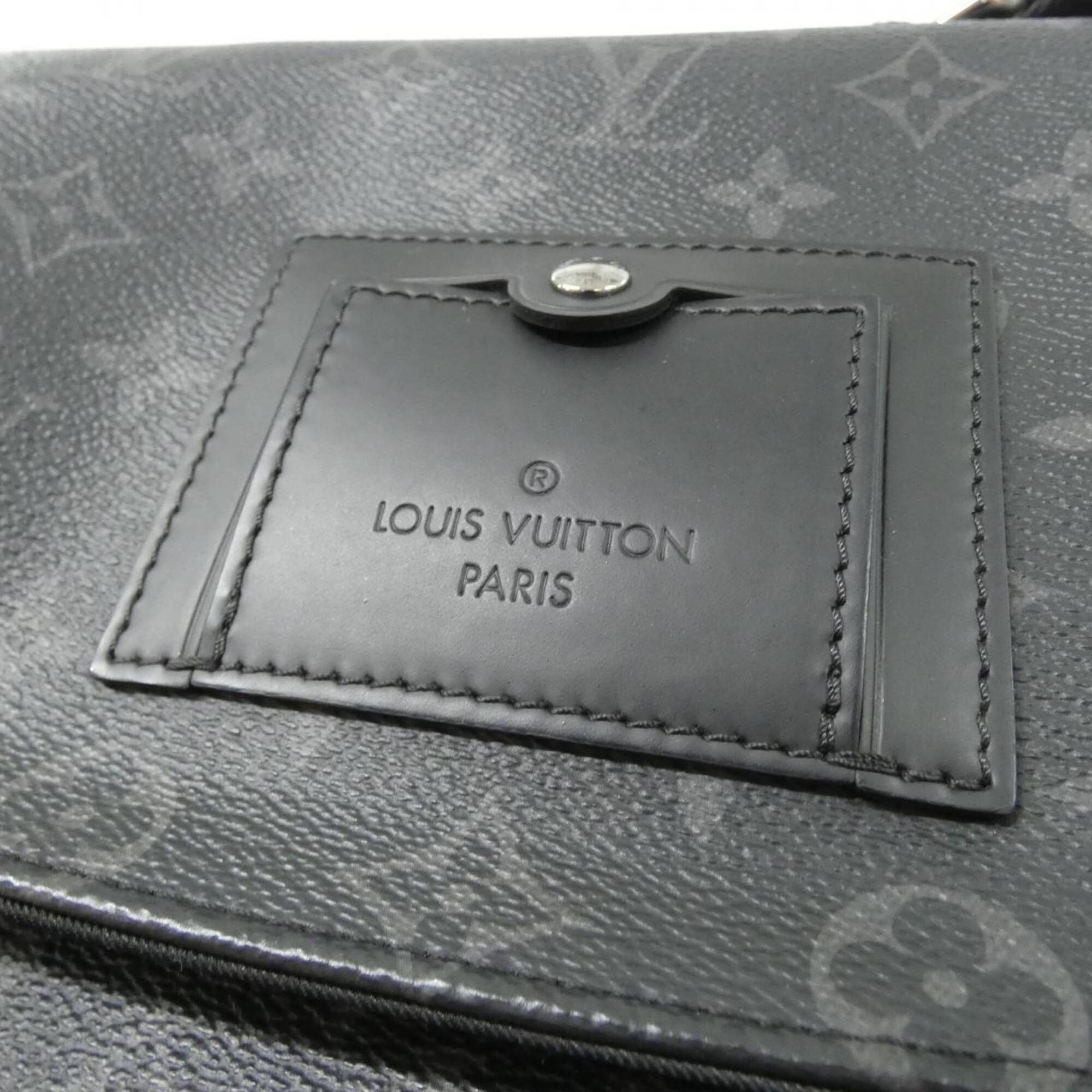 Louis Vuitton Black Coated Canvas Shoulder Bag (Pre-Owned)