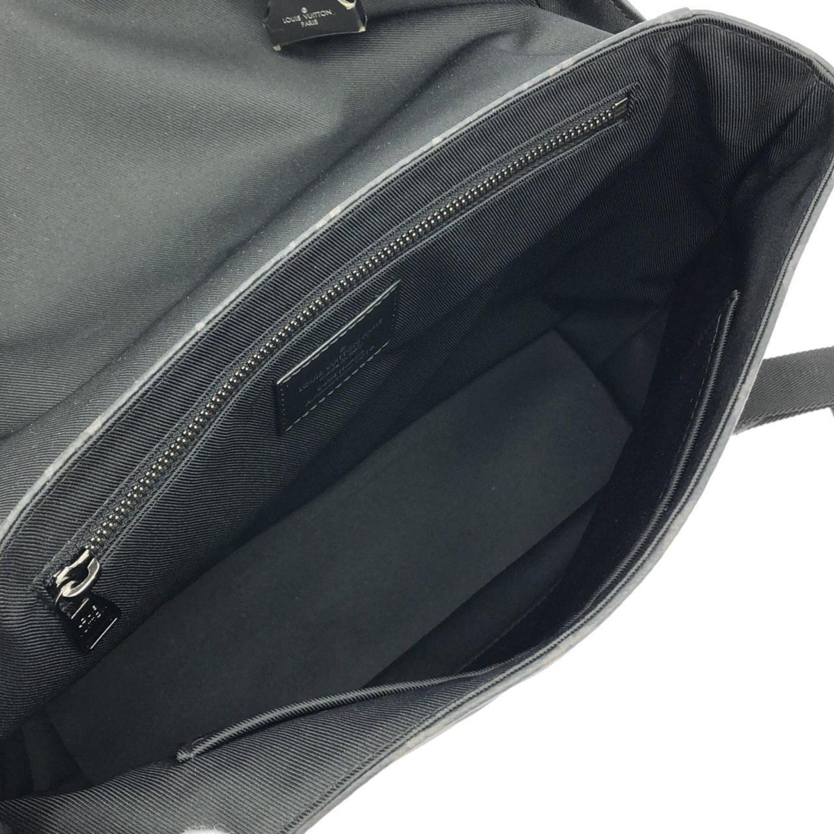 Louis Vuitton Black Coated Canvas Shoulder Bag (Pre-Owned)