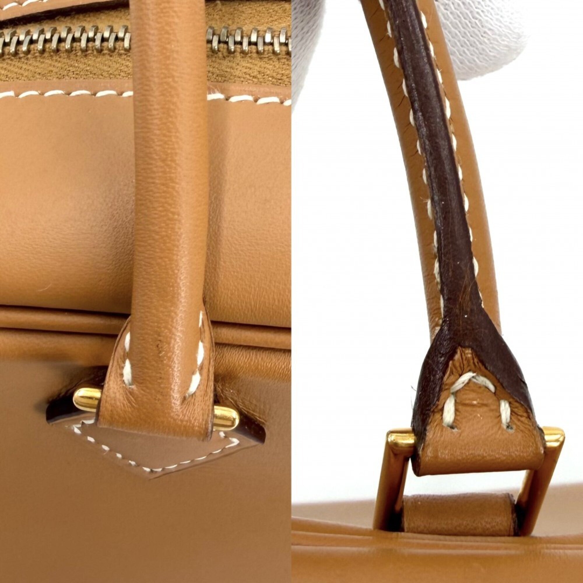 Hermes Brown Leather Handbag (Pre-Owned)