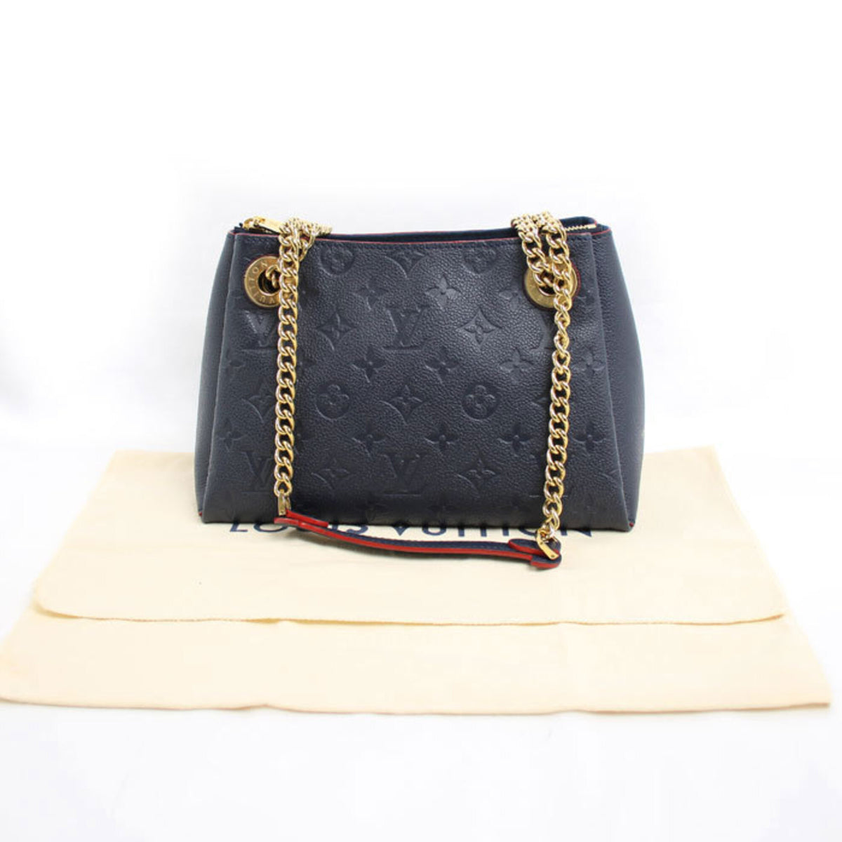 Louis Vuitton Marine Rouge Monogram Empreinte Shoulder Bag (Pre-Owned)