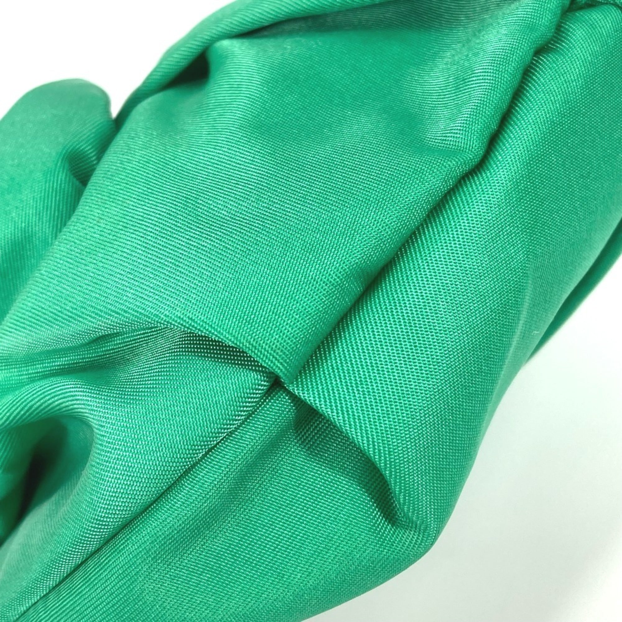 Prada Green Nylon Clutch Bag Pouch (Pre-Owned)