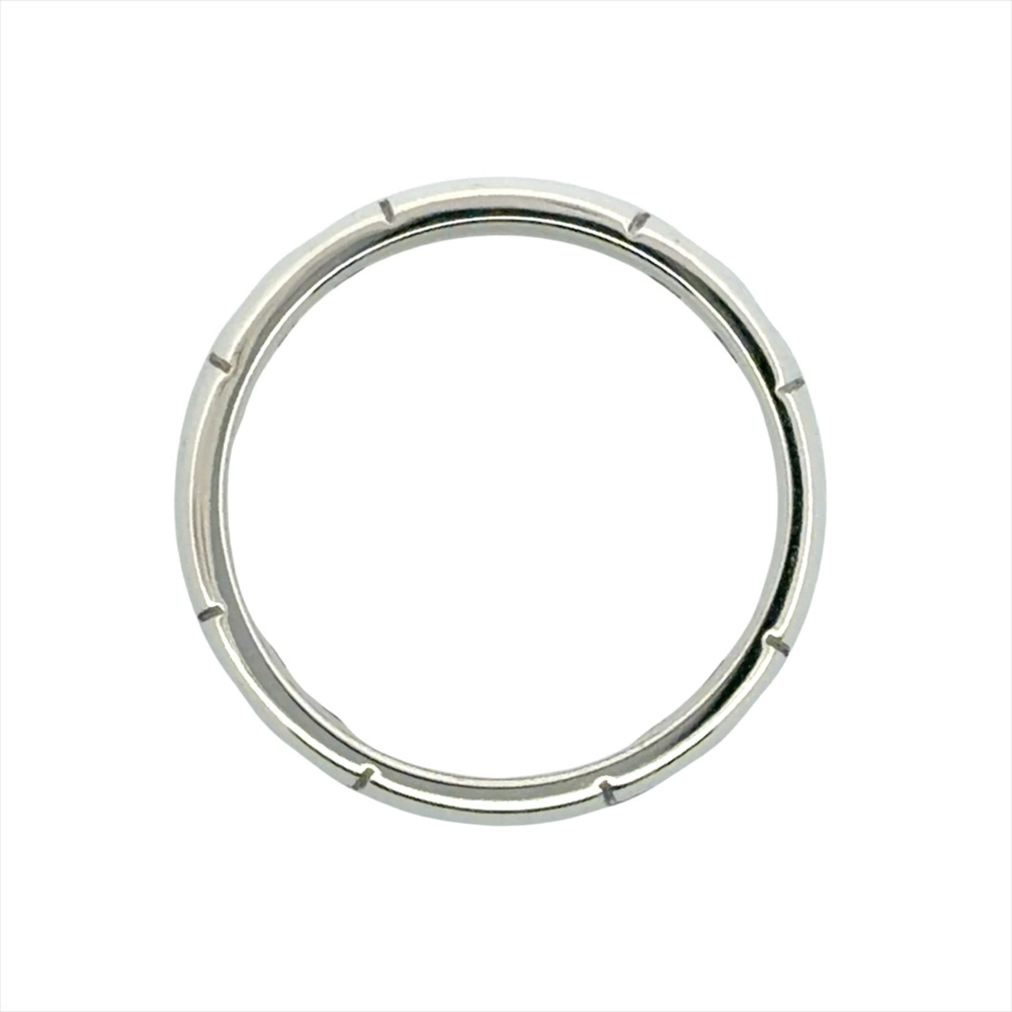 Hermes White Gold White Gold (18K) Band Ring (Pre-Owned)