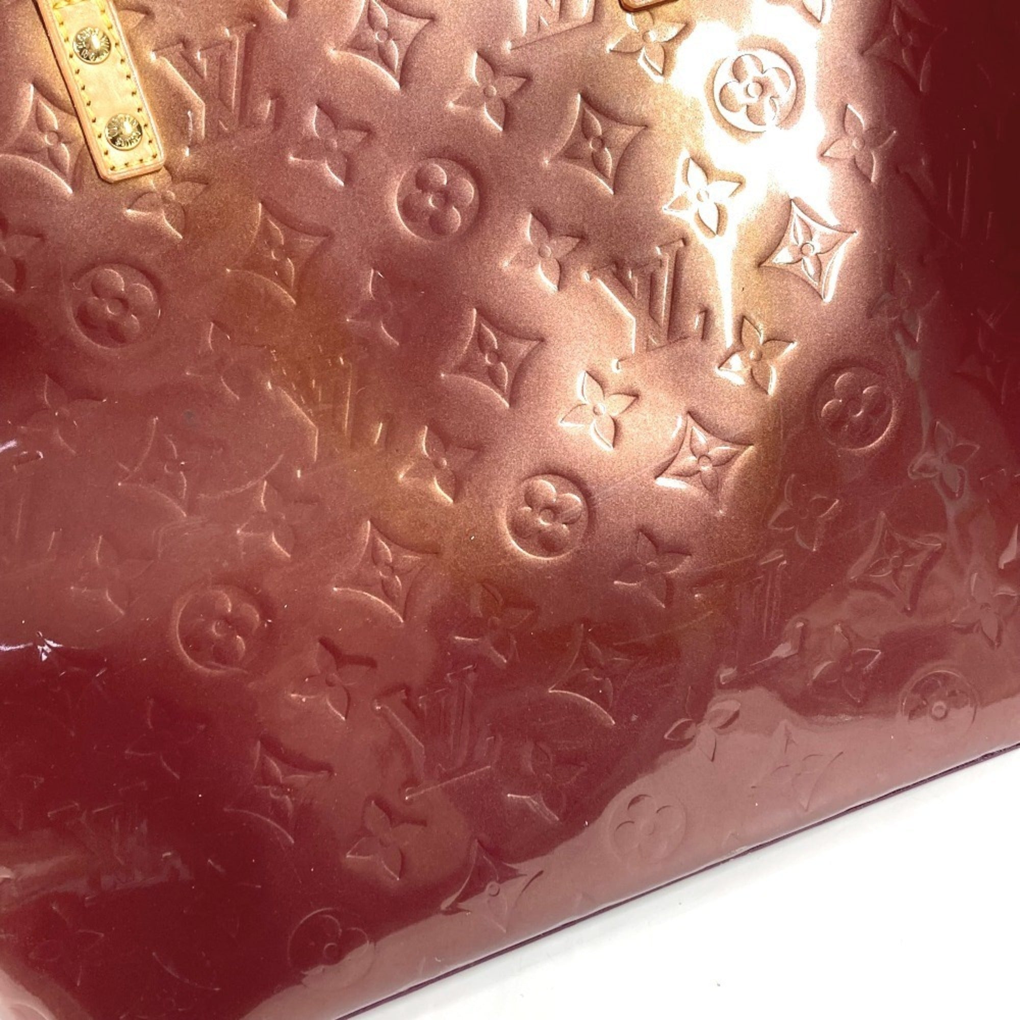 Louis Vuitton Purple Monogram Vernis Canvas Shoulder Bag Tote Bag (Pre-Owned)