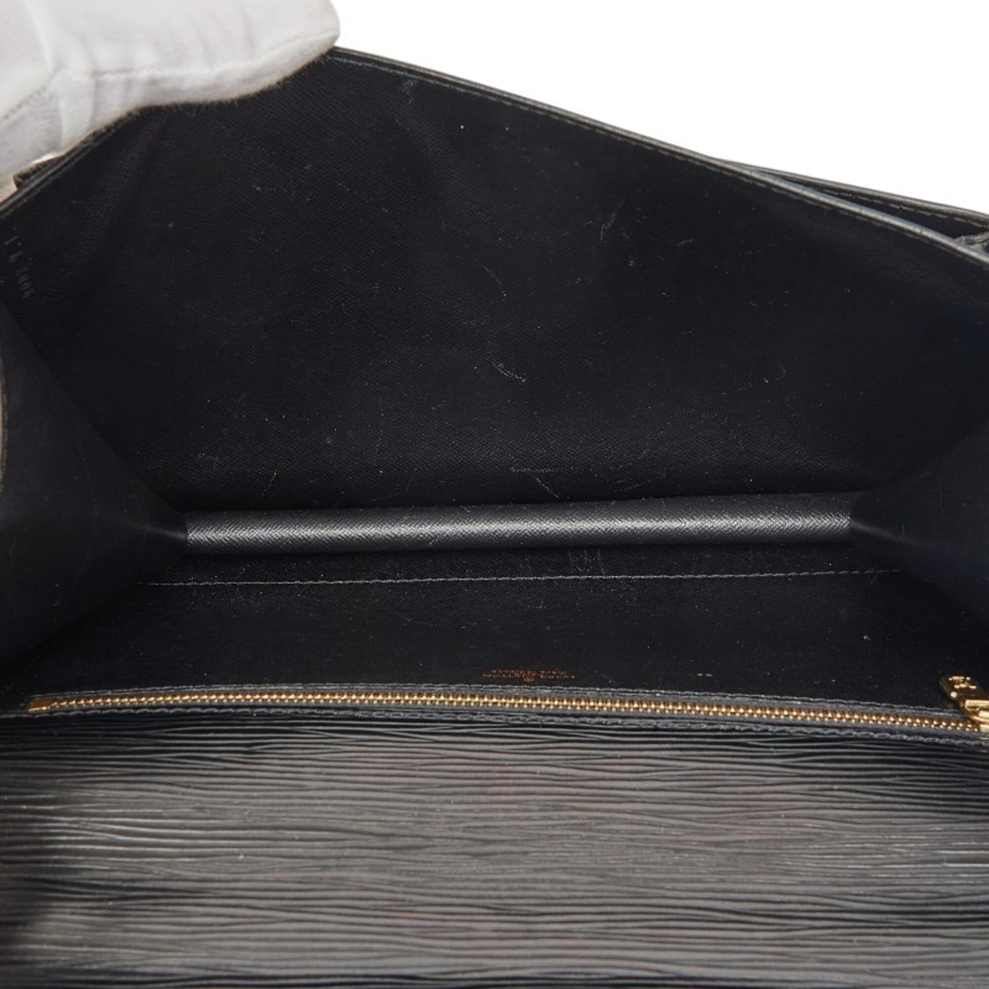 Louis Vuitton Epi Black Noir Leather Handbag Shoulder Bag (Pre-Owned)
