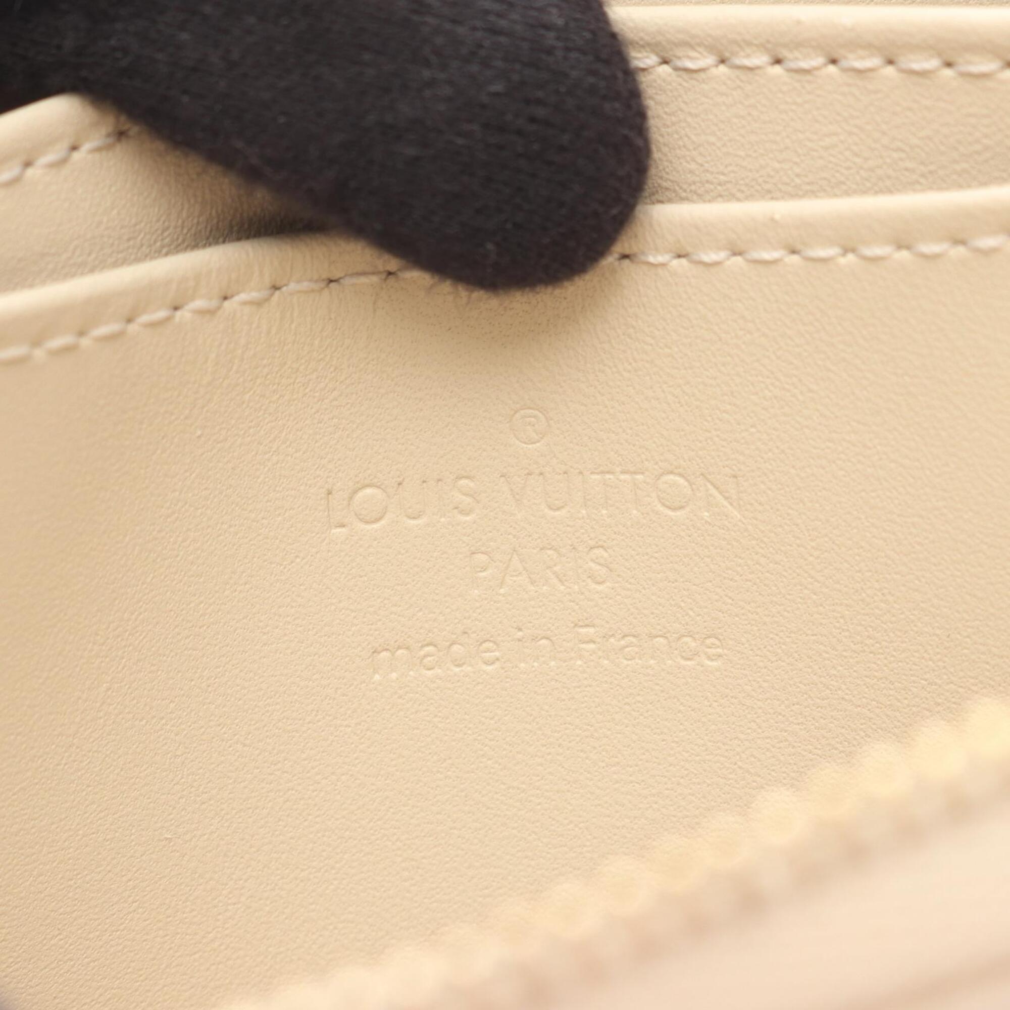 Louis Vuitton Beige Blanc Corail Green Pink Vernis Leather Coin Purse/Coin Case (Pre-Owned)