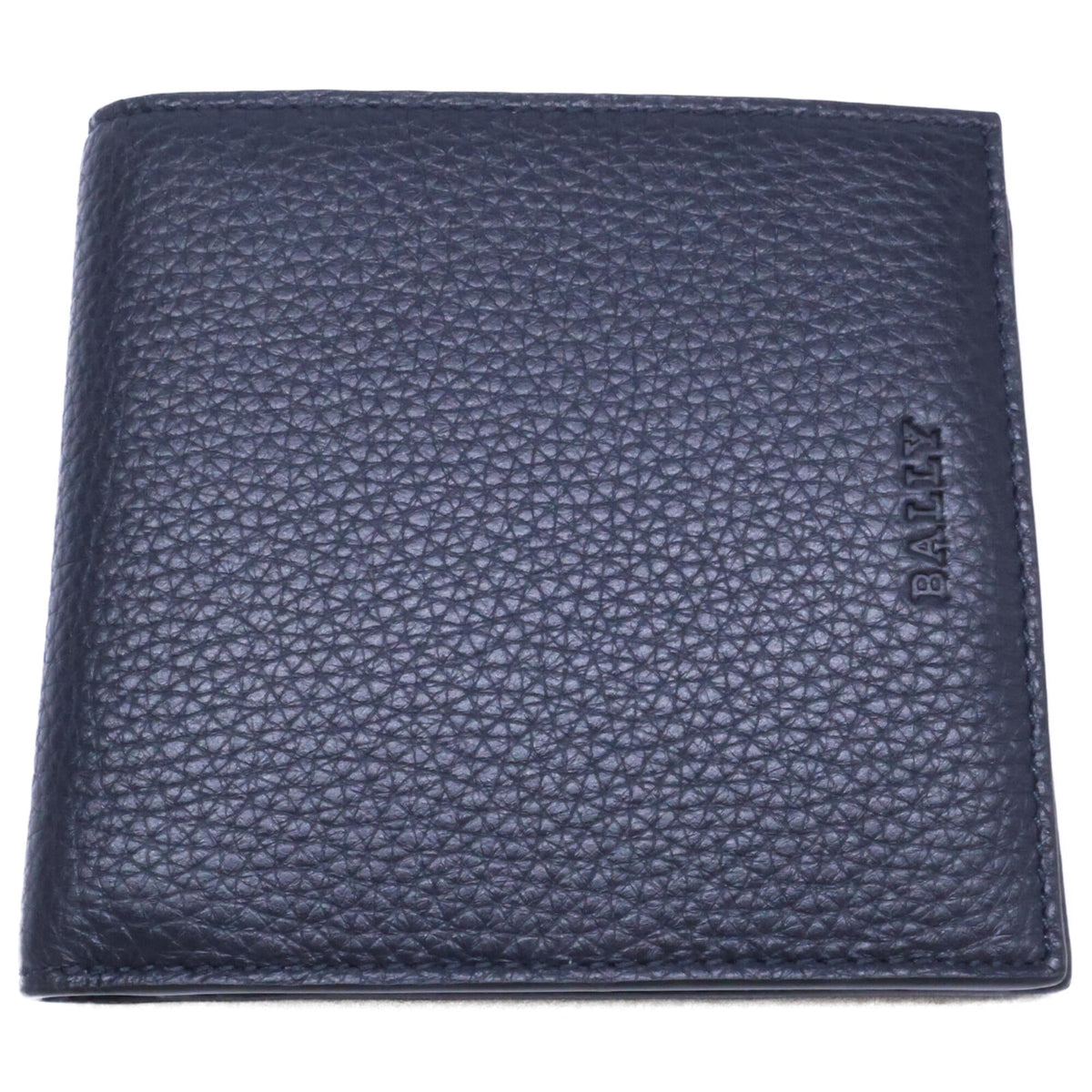 Bally Dark Navy Leather Wallet (Bi-Fold) (Pre-Owned)