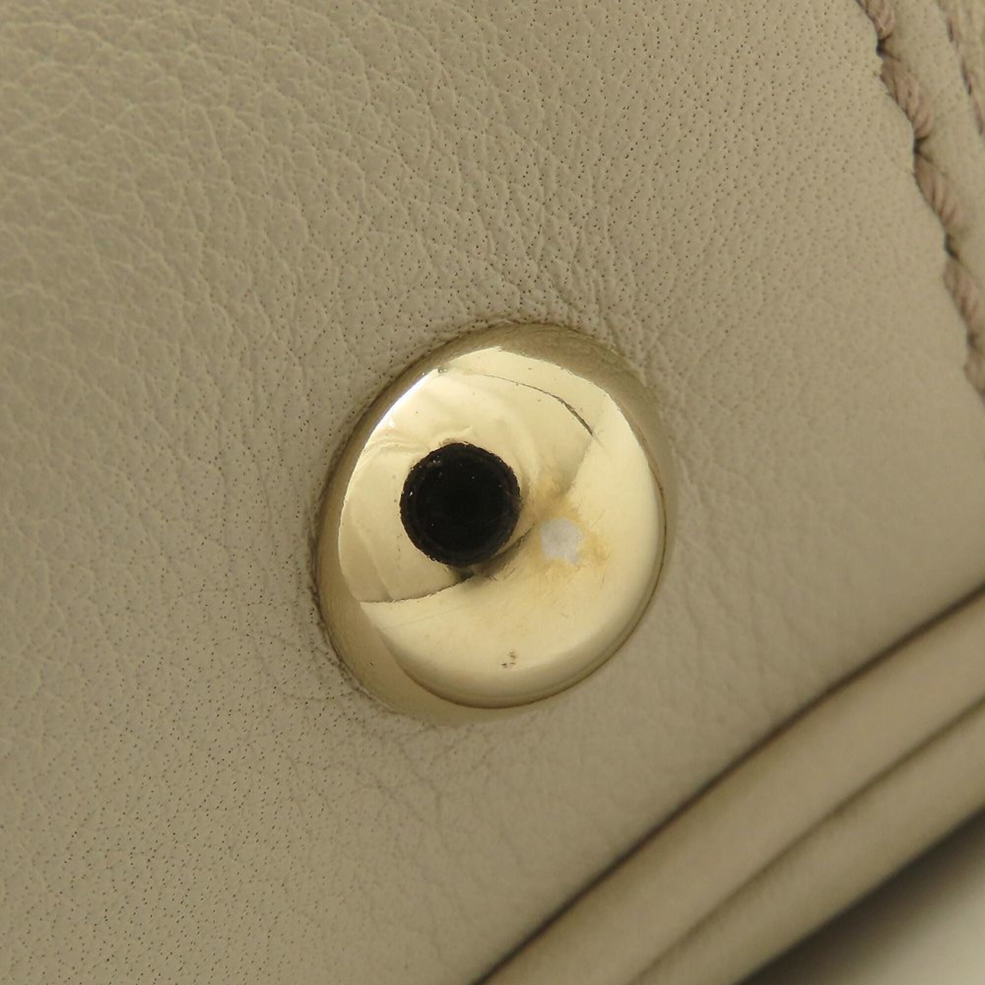 Gucci Ivory Leather Tote Bag (Pre-Owned)