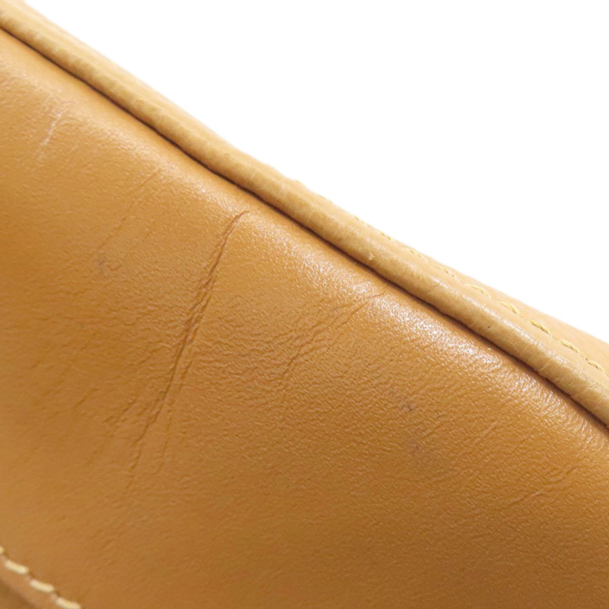 Longchamp Beige Leather Shoulder Bag (Pre-Owned)