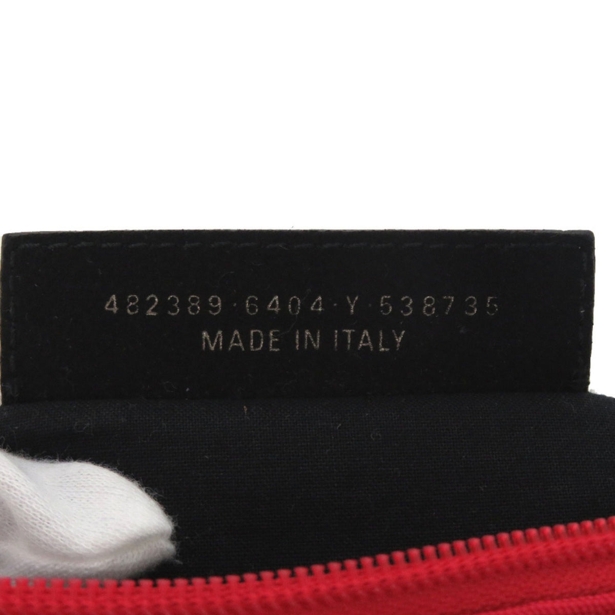 Balenciaga Red Color Nylon Fanny Pack Sling Bag (Pre-Owned)