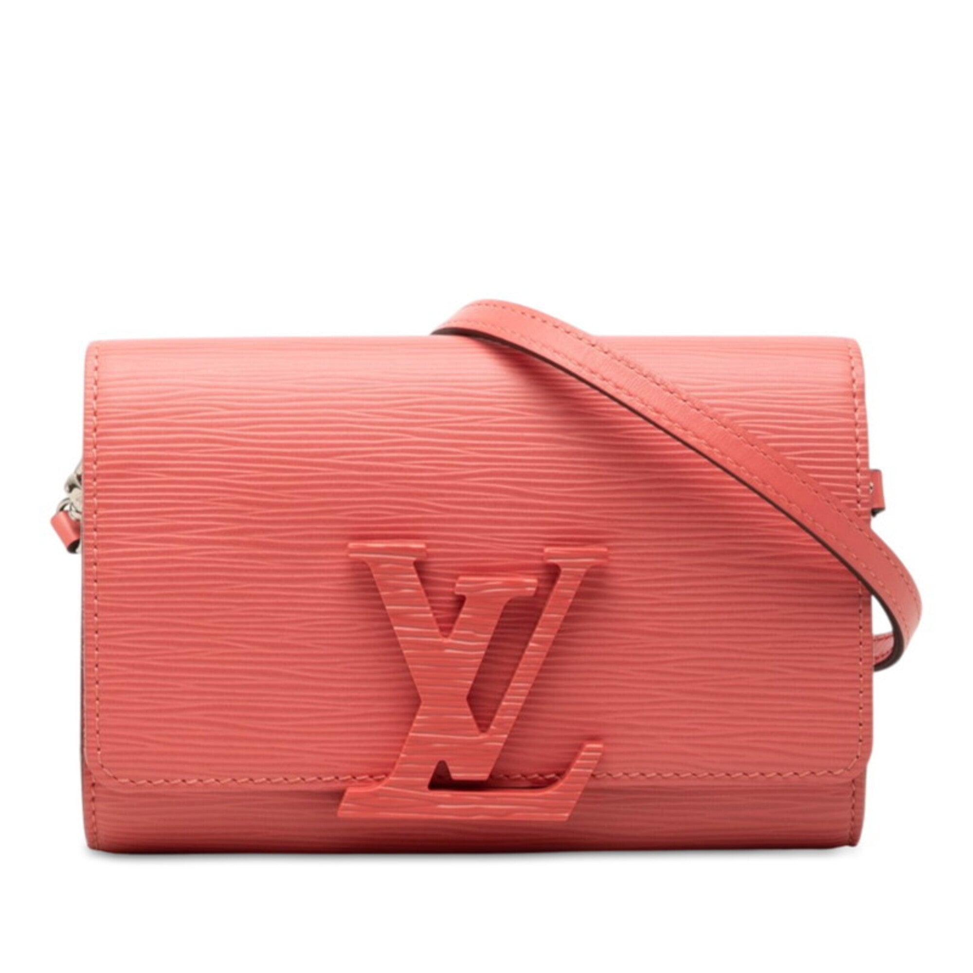 Louis Vuitton Pink Leather Shoulder Bag (Pre-Owned)