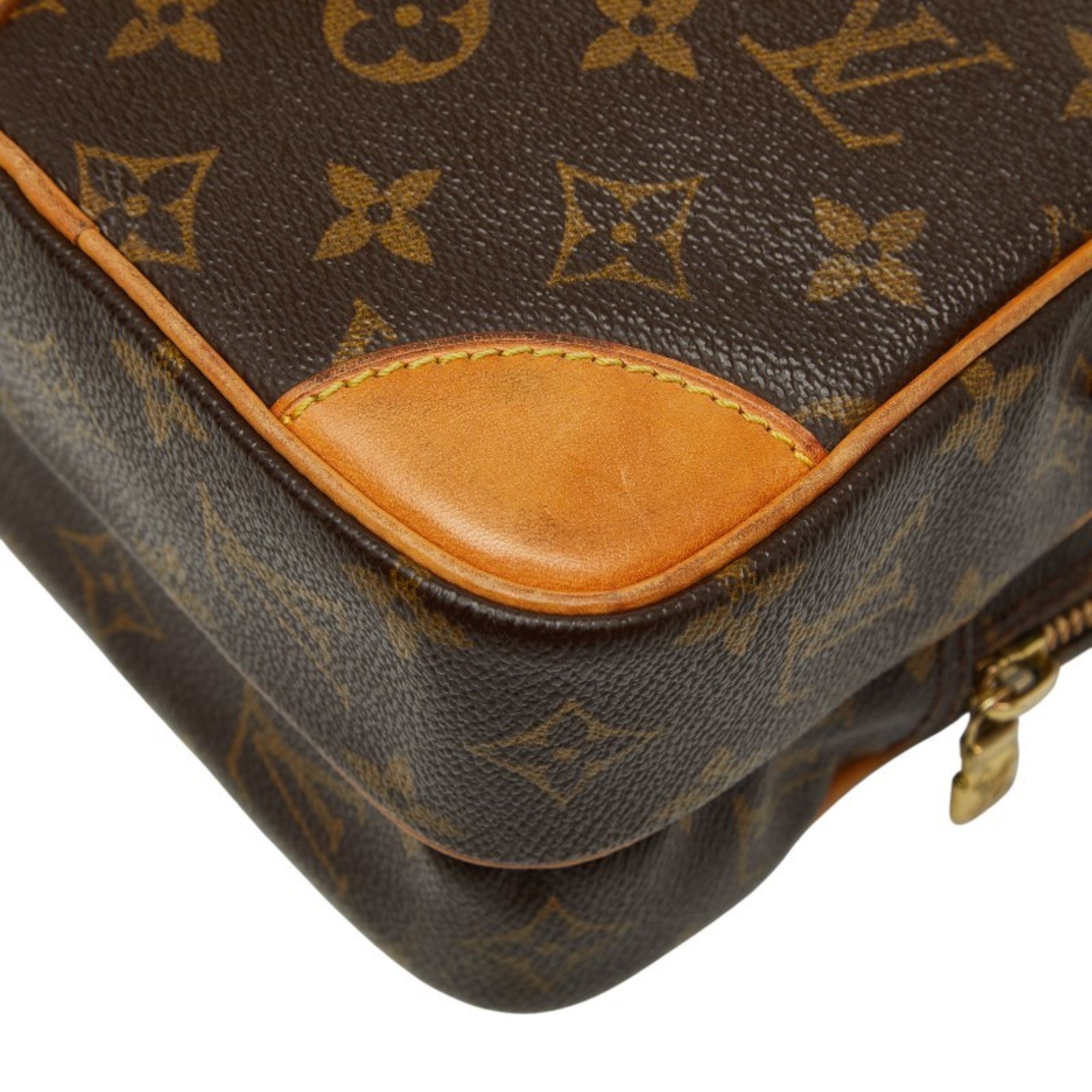 Louis Vuitton Brown Pvc Leather Shoulder Bag (Pre-Owned)