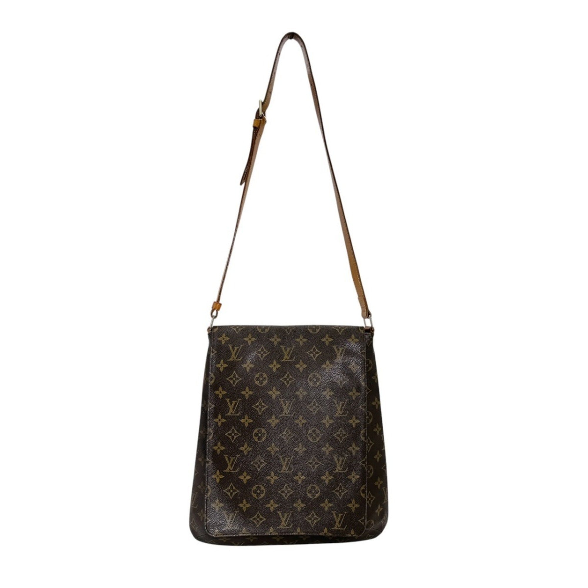 Louis Vuitton Brown Monogram Canvas Shoulder Bag (Pre-Owned)