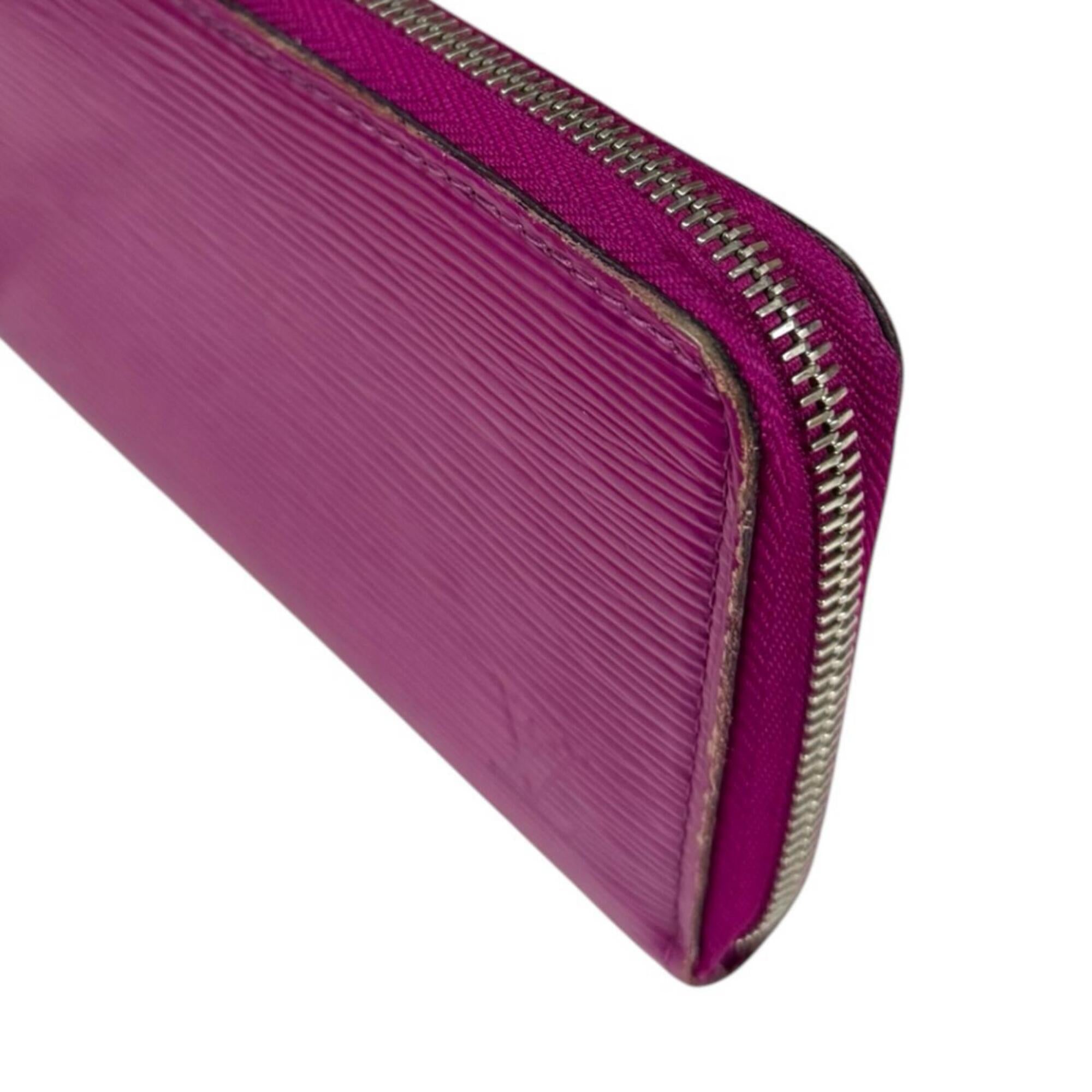 Louis Vuitton Epi Grenade Pink Epi Leather Long Wallet (Bi-Fold) (Pre-Owned)