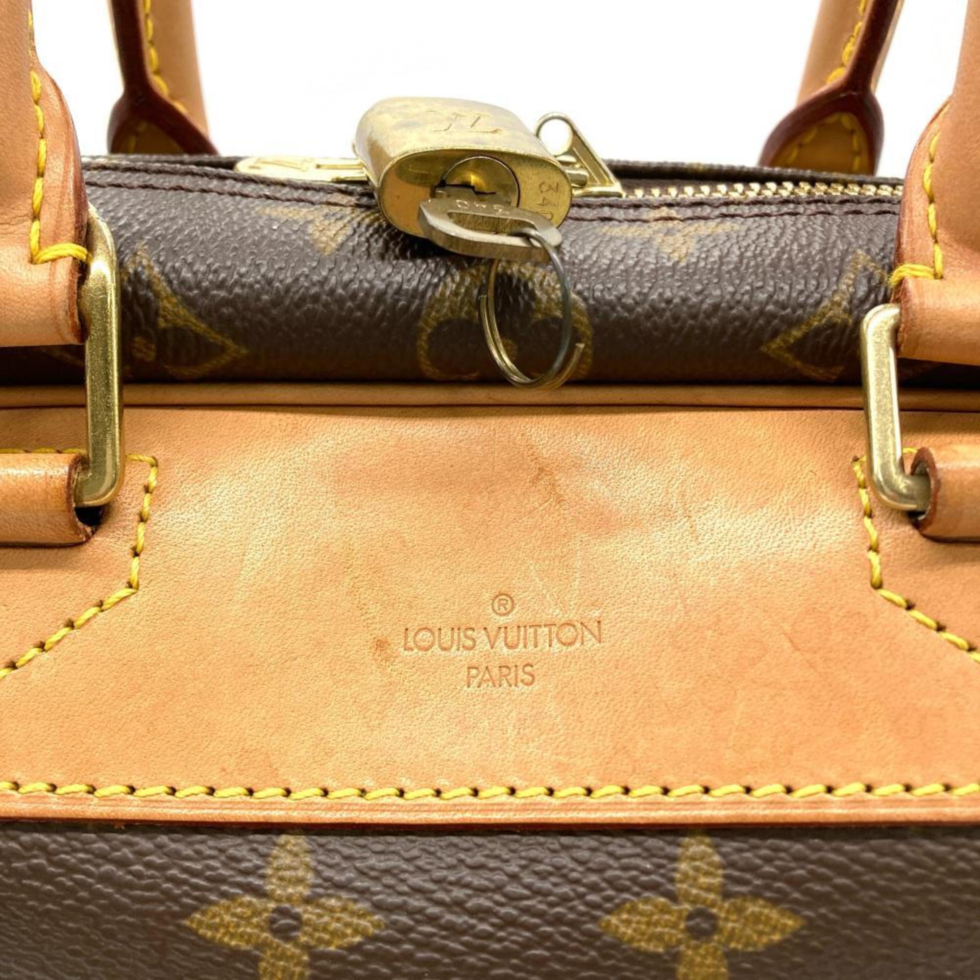Louis Vuitton Monogram Brown Monogram Leather Tote Bag (Pre-Owned)