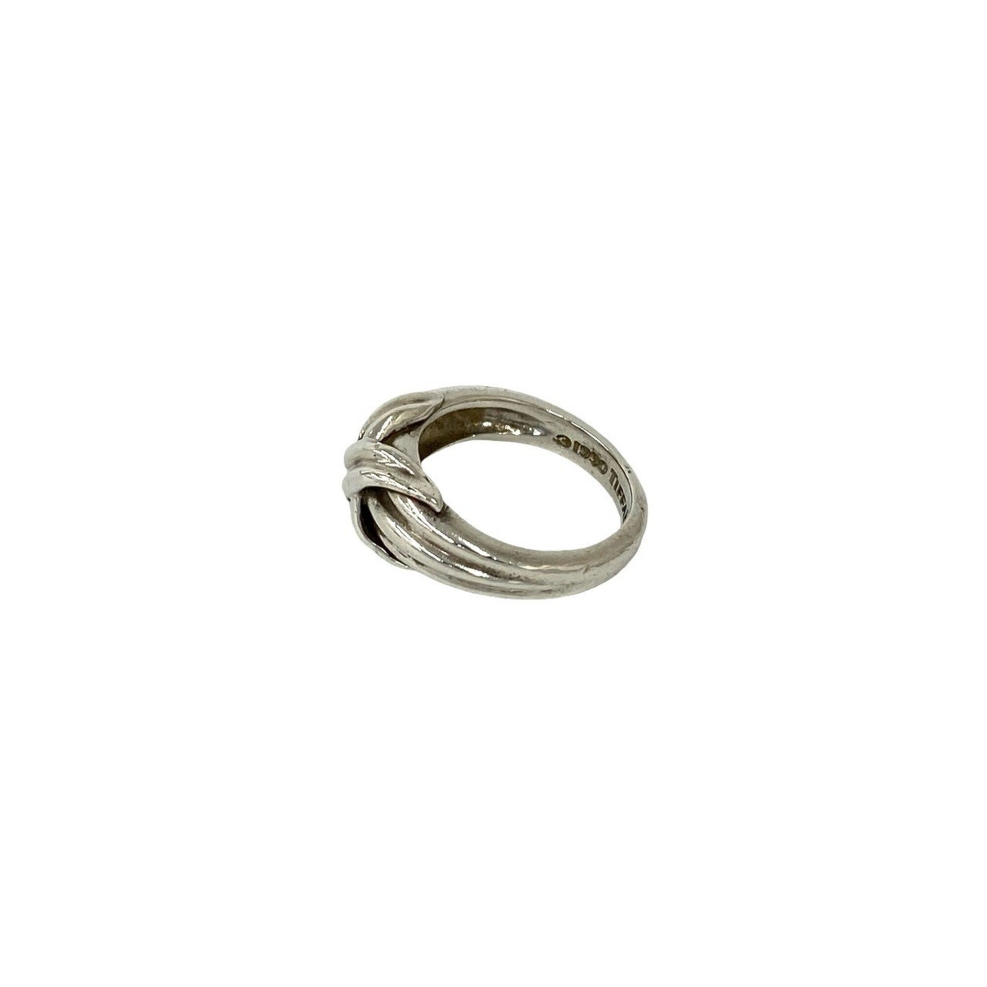 Tiffany Silver Silver 925 Band Ring (Pre-Owned)