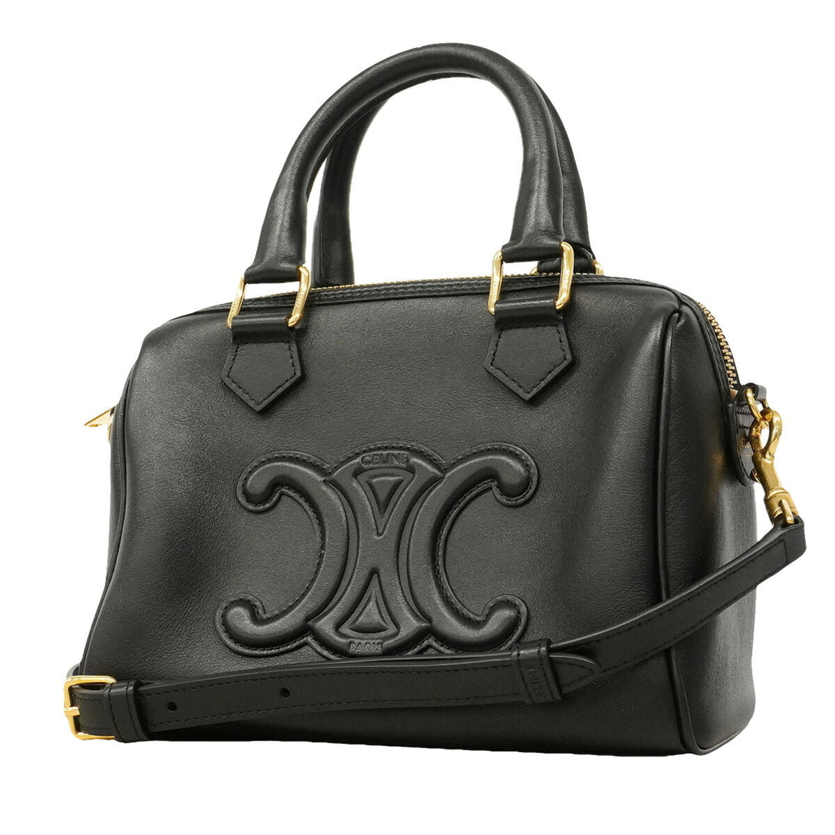Celine Black Leather Handbag (Pre-Owned)