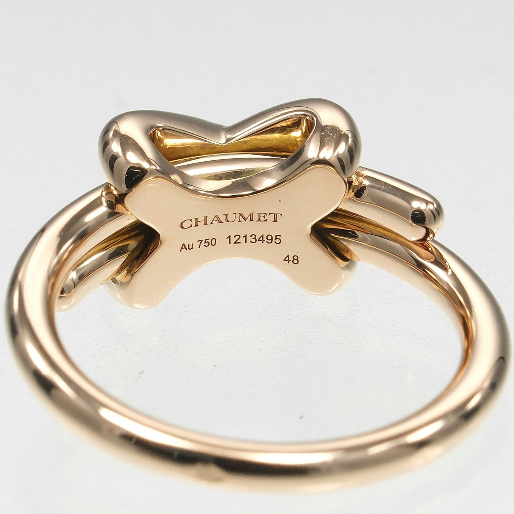 Chaumet Gold Pink Gold (18K) Band Ring (Pre-Owned)