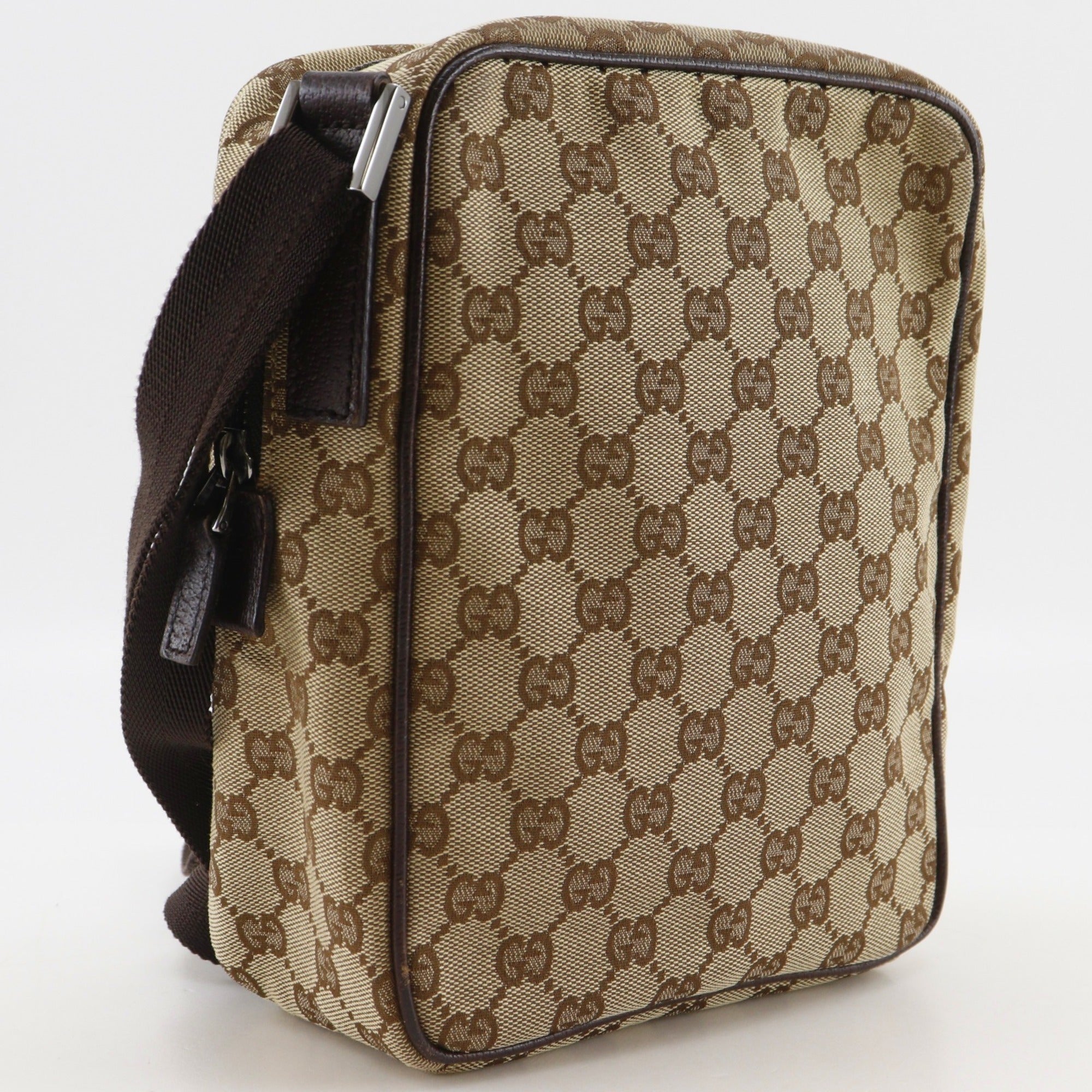 Gucci Brown Gg Canvas Shoulder Bag (Pre-Owned)