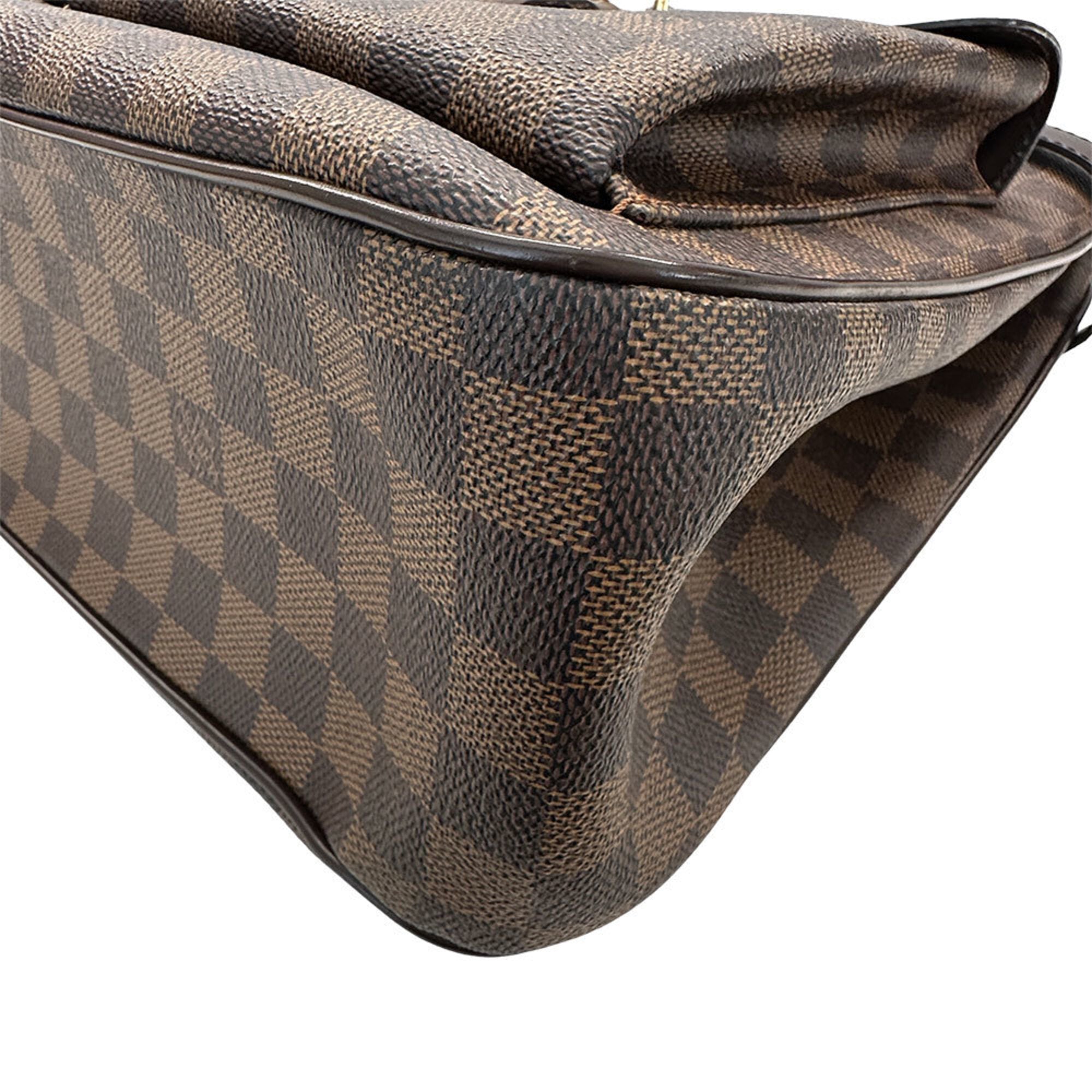 Louis Vuitton Damier Canvas Ebene Damier Canvas Handbag Tote Bag (Pre-Owned)