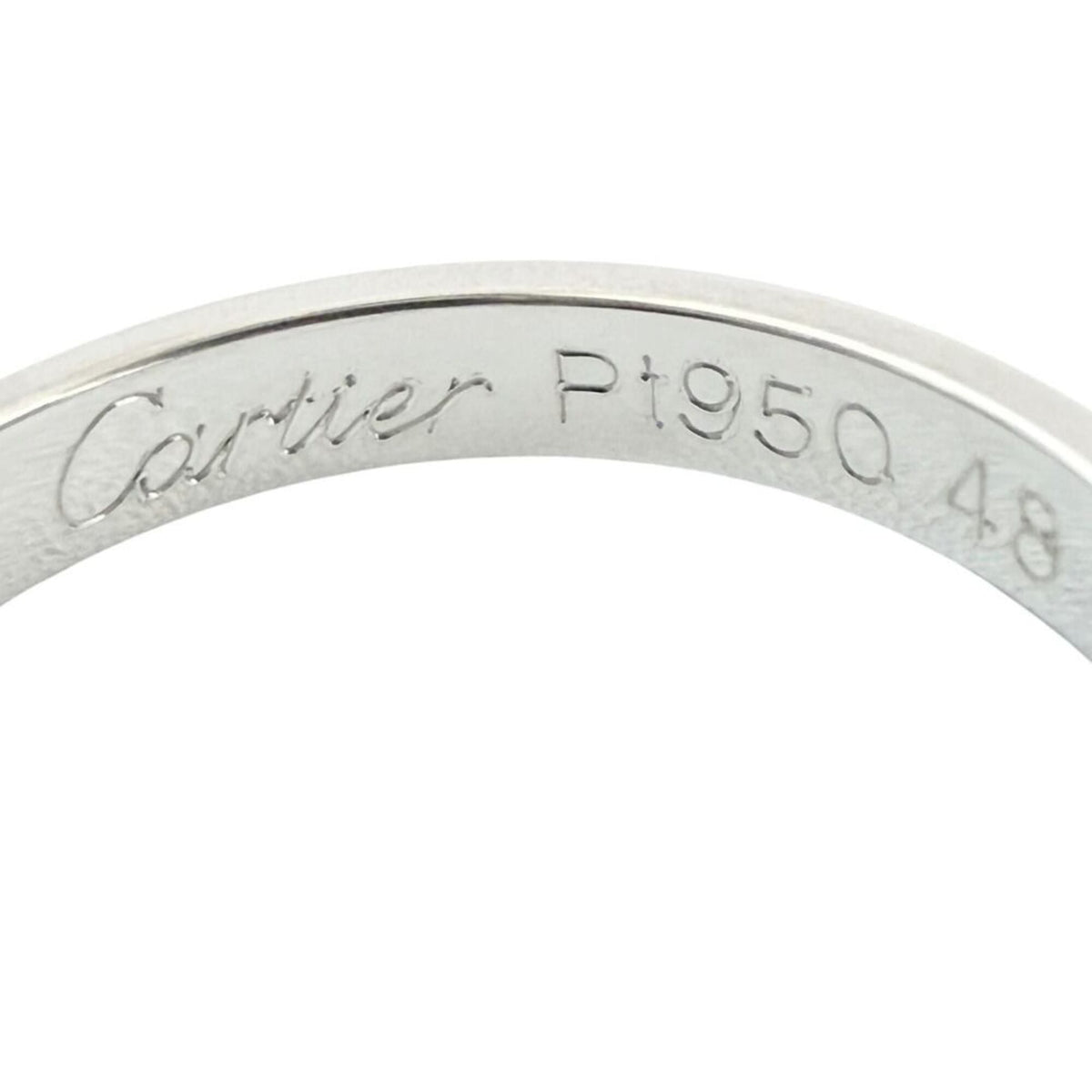 Cartier Platinum 950 Band Ring (Pre-Owned)