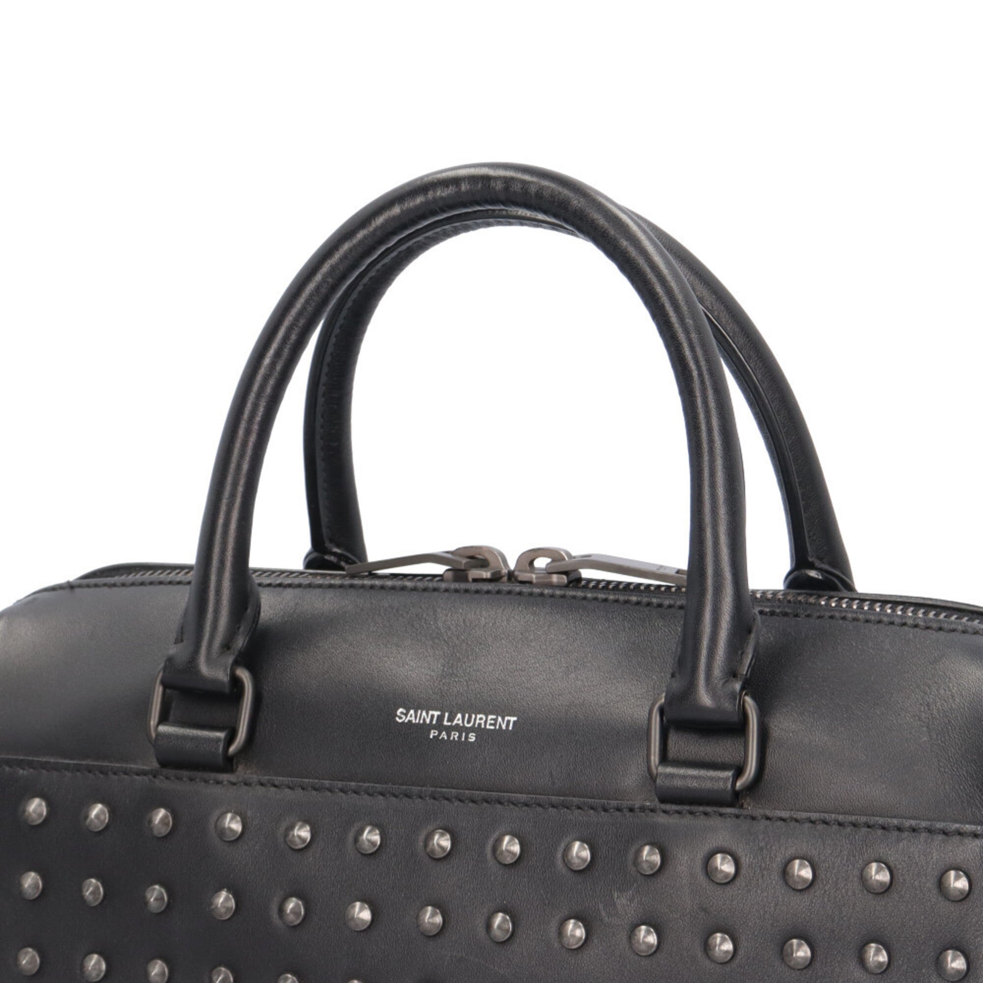 Saint Laurent Black Leather Shoulder Bag (Pre-Owned)