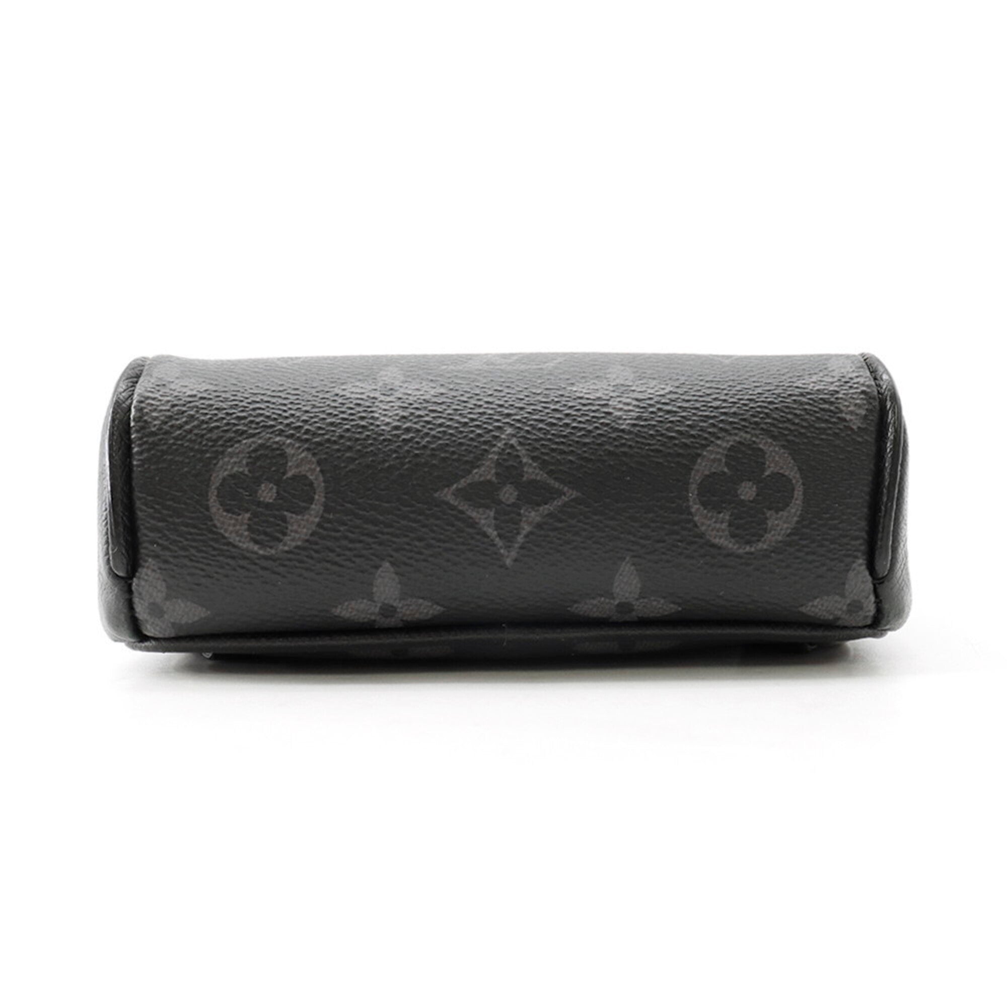 Louis Vuitton Monogram Eclipse Black Noir Taiga Leather Monogram Eclipse Handbag Sling Bag (Pre-Owned)