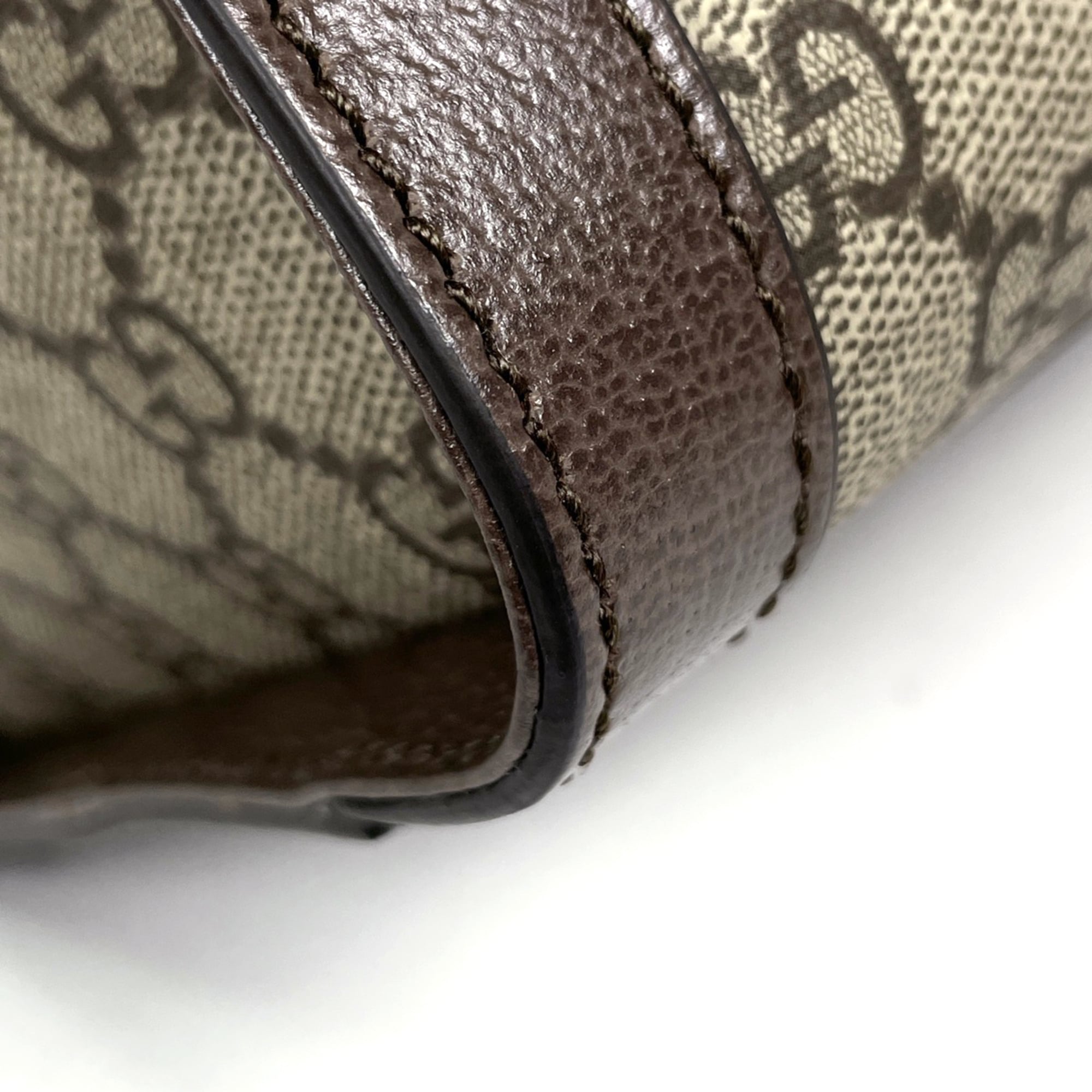 Gucci Beige Brown Gg Supreme Handbag (Pre-Owned)