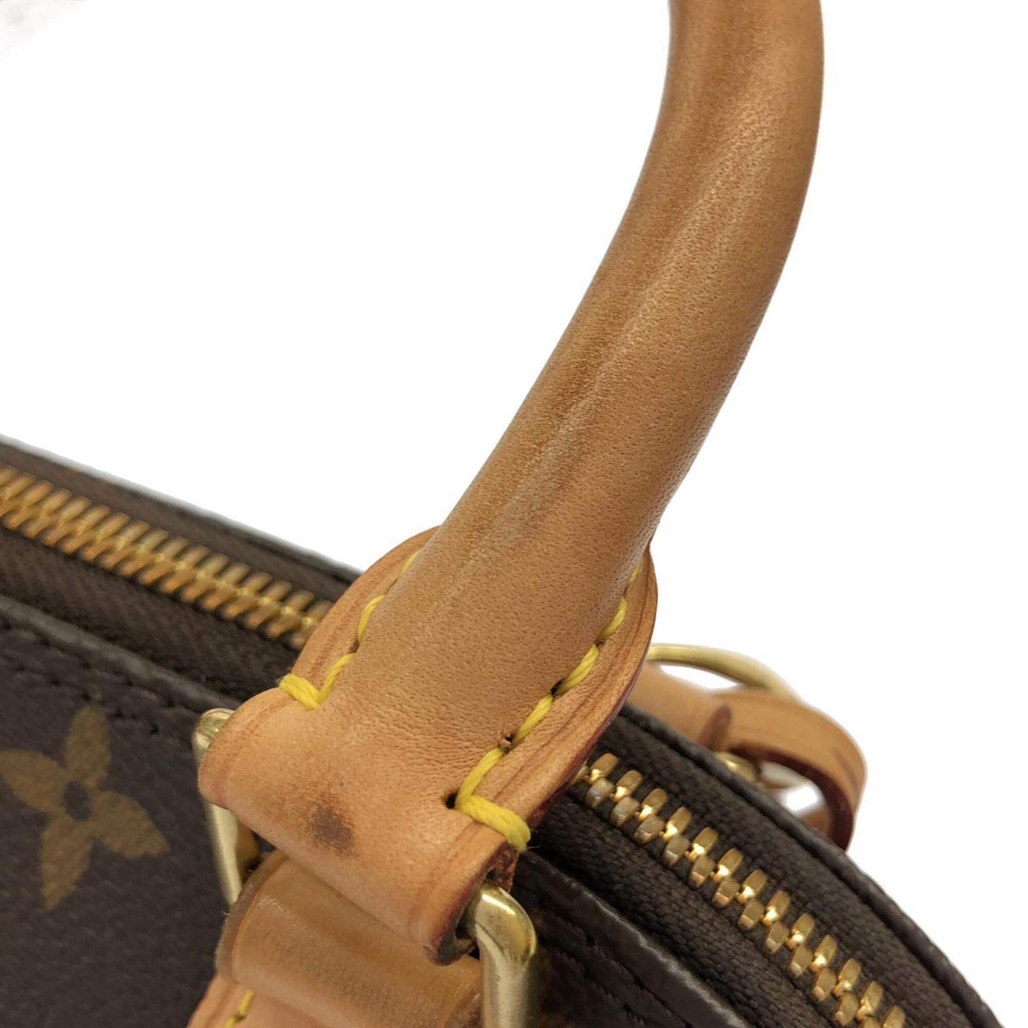 Louis Vuitton Monogram Marron Coated Canvas Handbag (Pre-Owned)