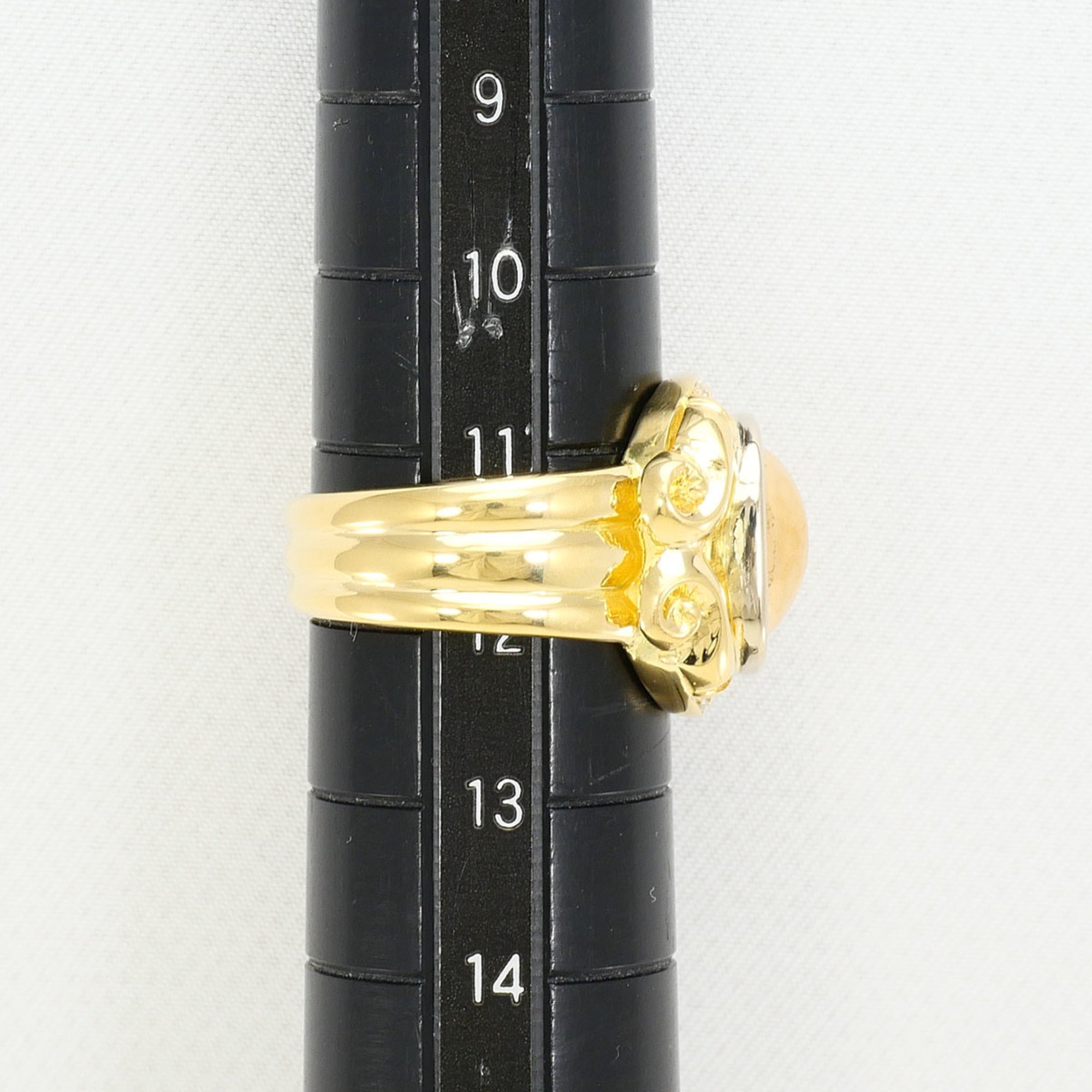 Unbranded White Gold Yellow Gold Yellow Gold (18K) White Gold (18K) Band Ring (Pre-Owned)