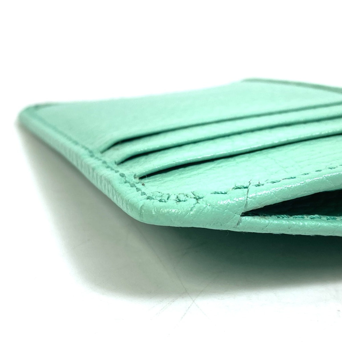 Gucci Green Leather Coin Purse/Coin Case (Pre-Owned)