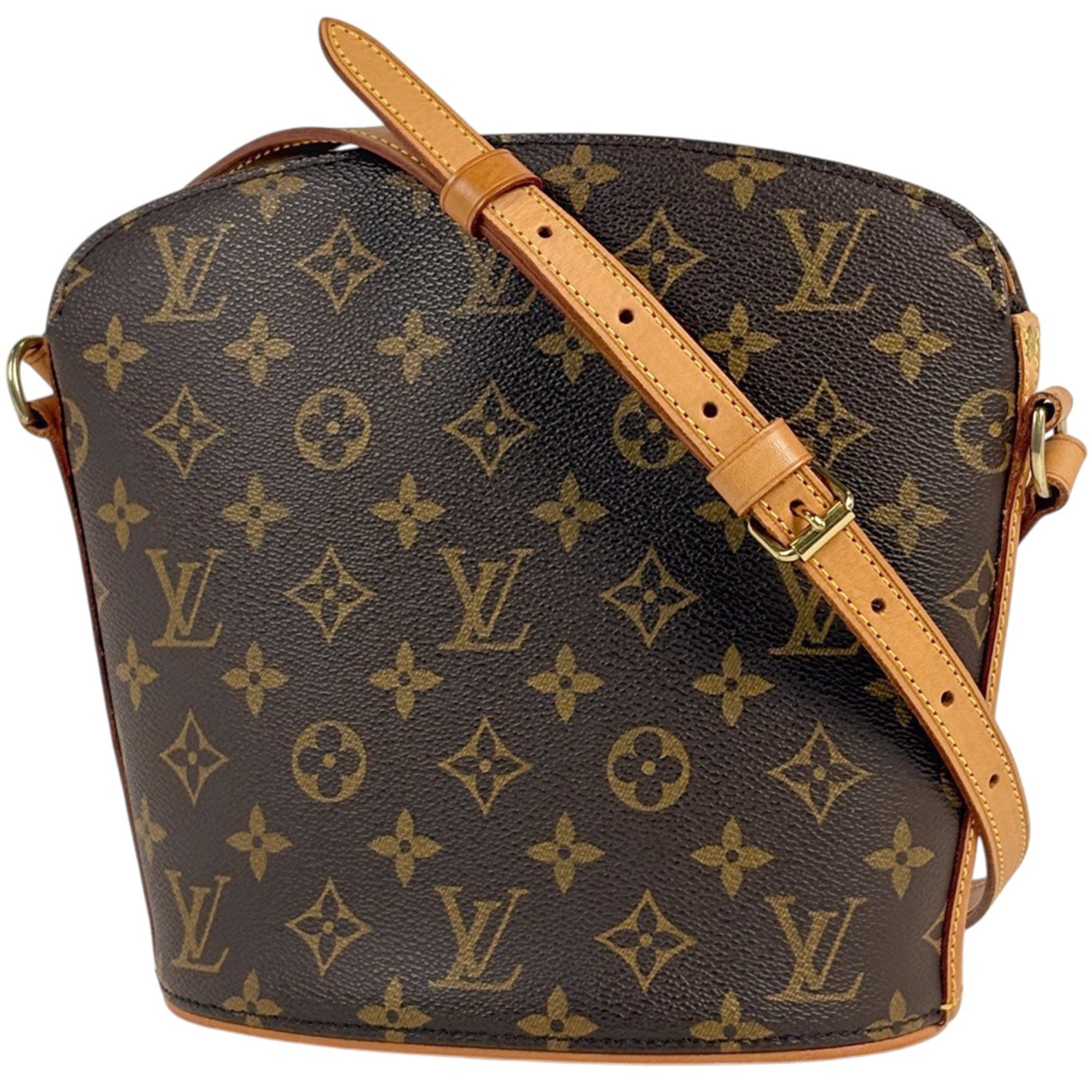 Louis Vuitton Brown Monogram Shoulder Bag (Pre-Owned)