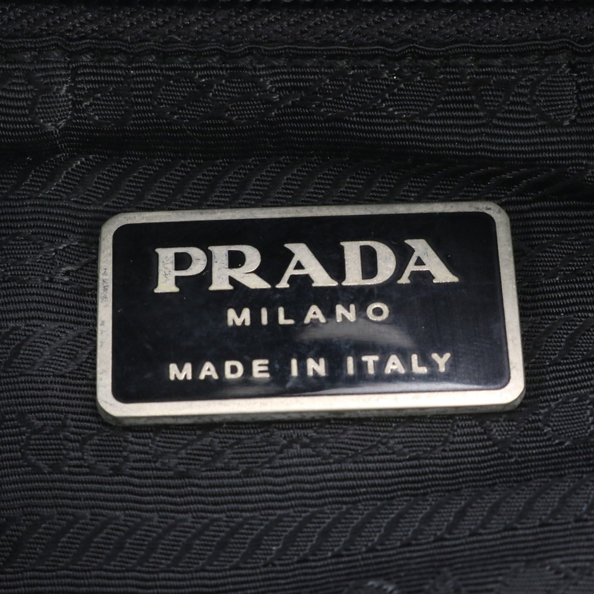 Prada Black Leather Nylon Backpack (Pre-Owned)
