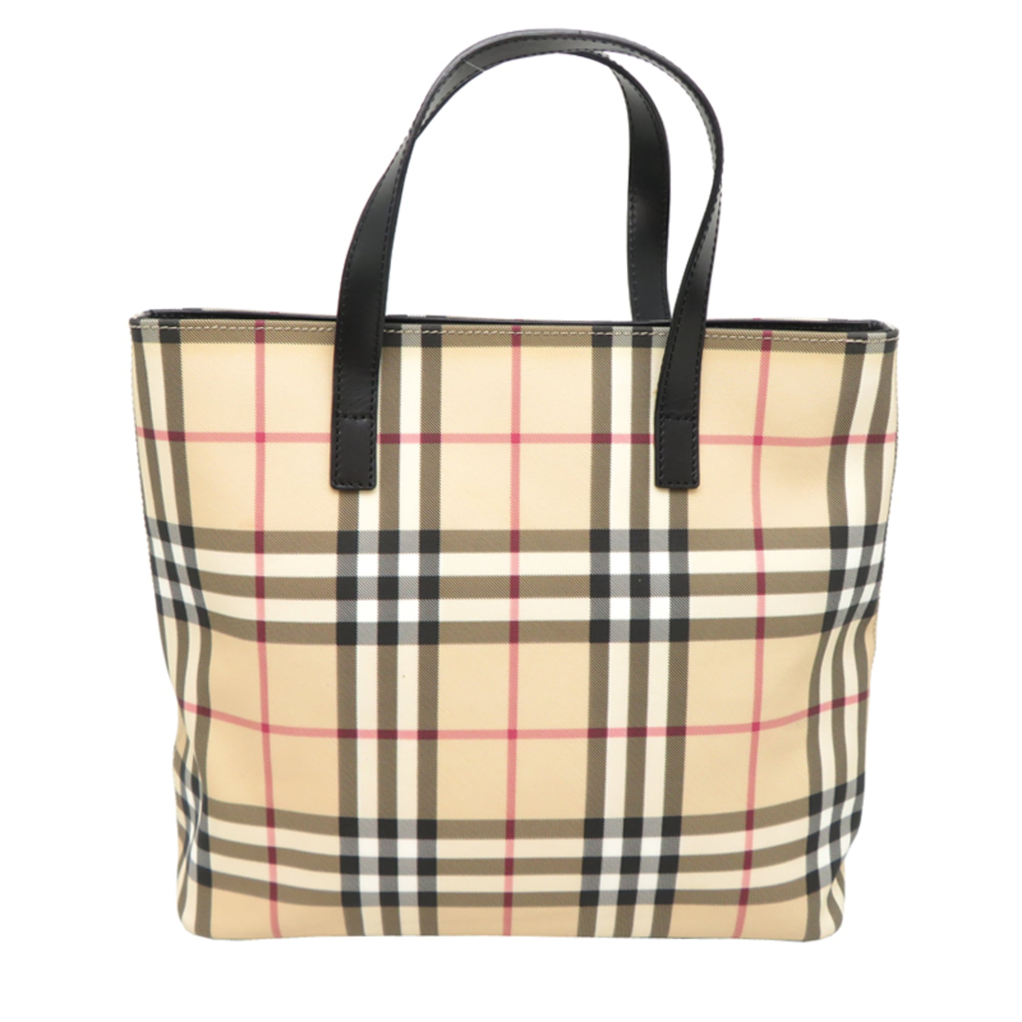 Burberry Brown Pvc Handbag (Pre-Owned)