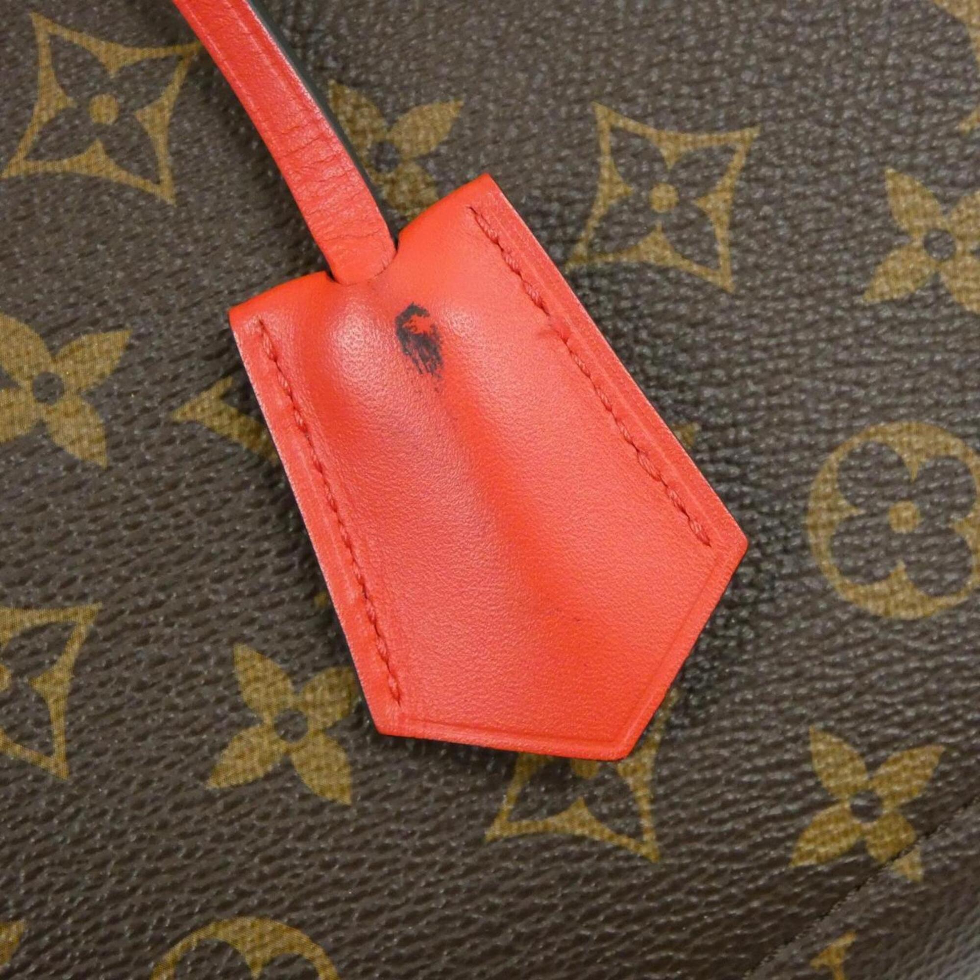 Louis Vuitton Monogram Coquelicots Marron Coated Canvas Handbag (Pre-Owned)