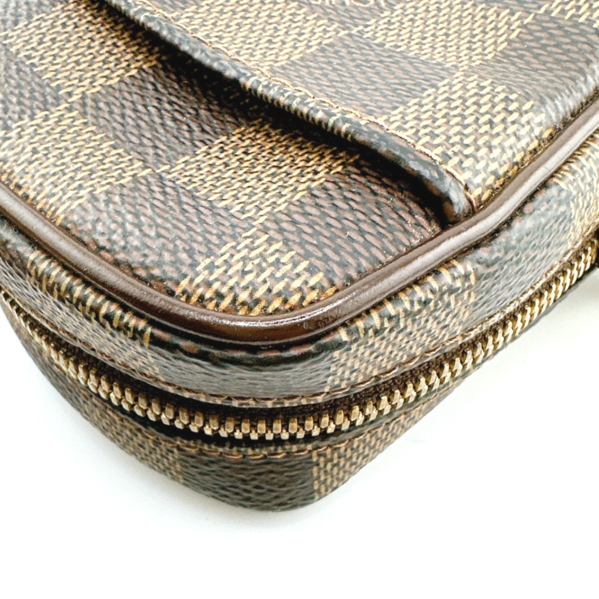 Louis Vuitton Brown Damier Canvas Pouch (Pre-Owned)