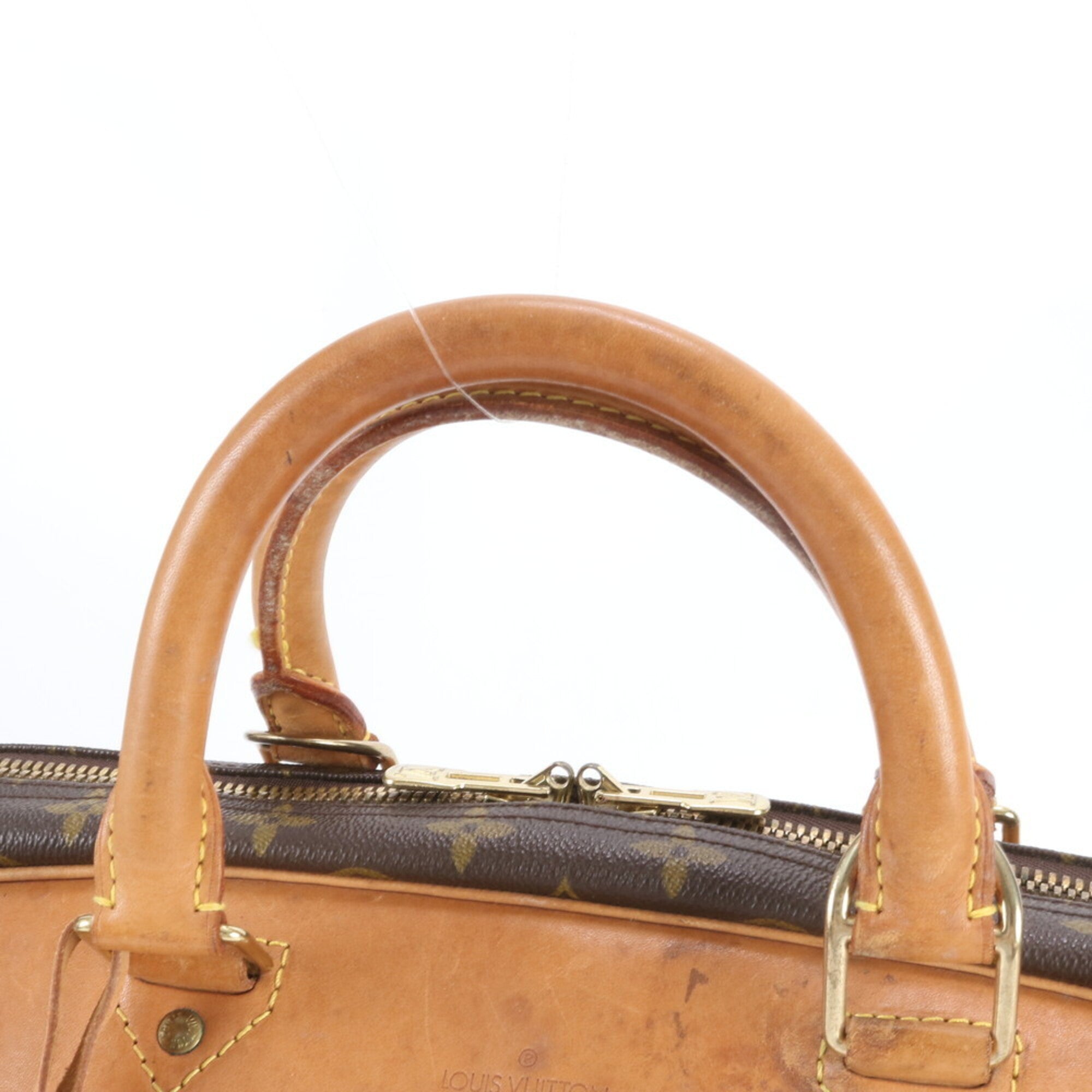 Louis Vuitton Brown Coated Canvas Leather Handbag (Pre-Owned)