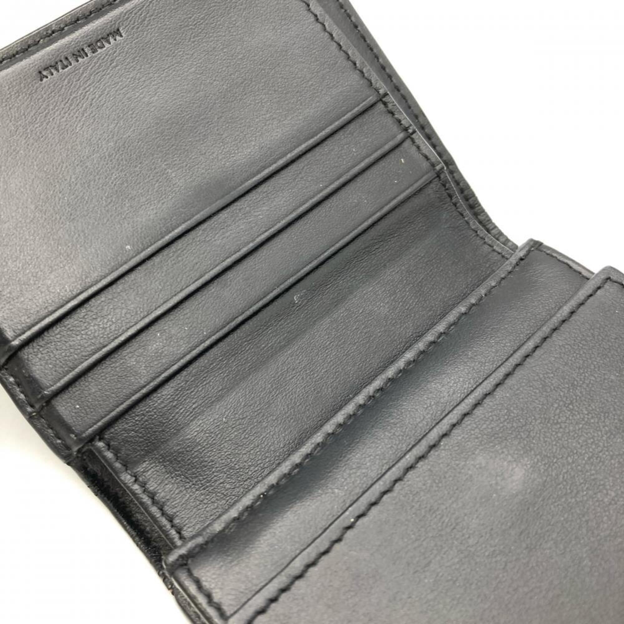 Celine Black Leather Wallet (Tri-Fold) (Pre-Owned)